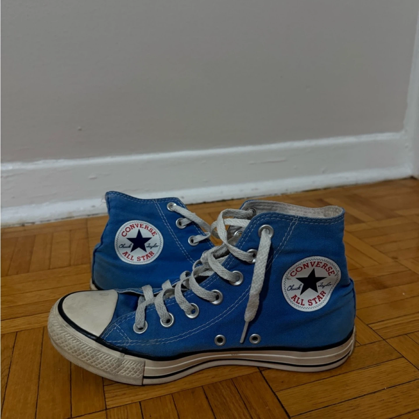 Converse All Star High Top - Blue, Size 5
