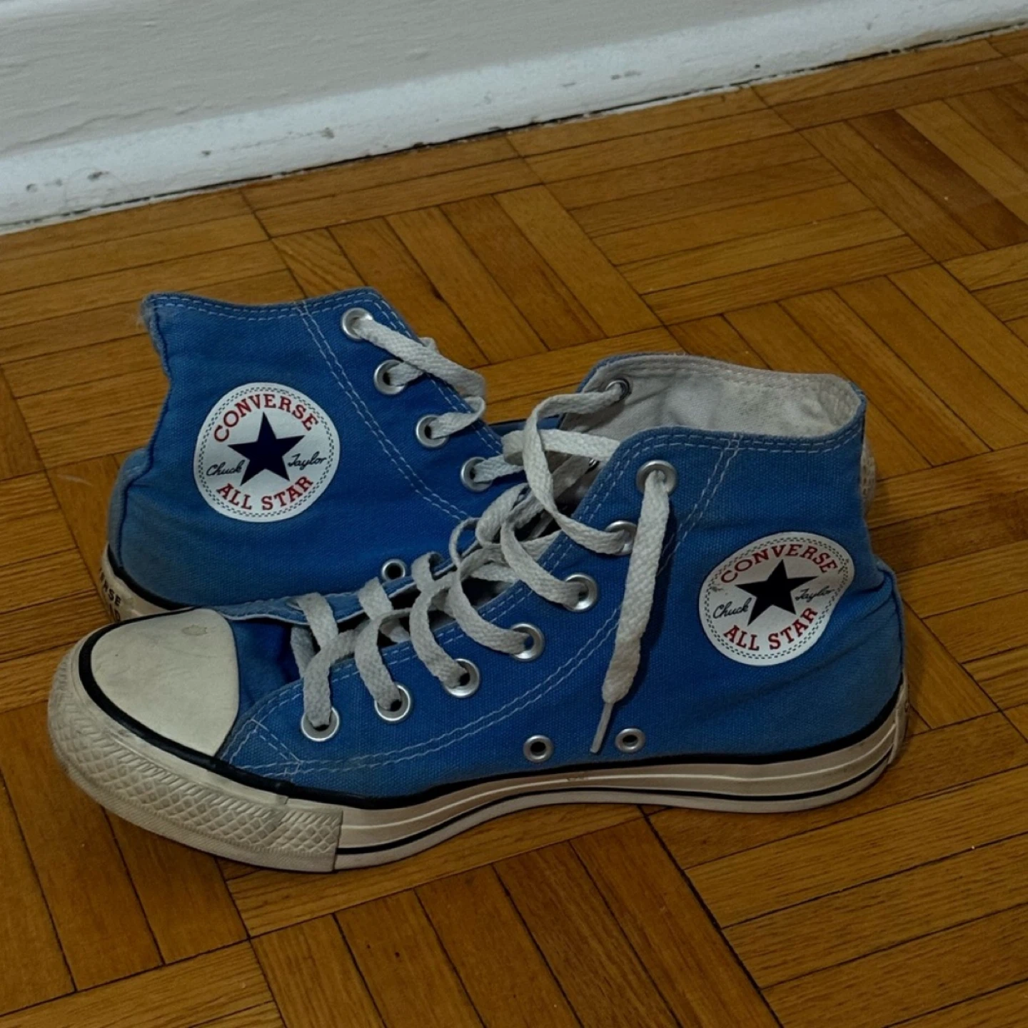 Converse All Star High Top - Blue, Size 5 - photo 2