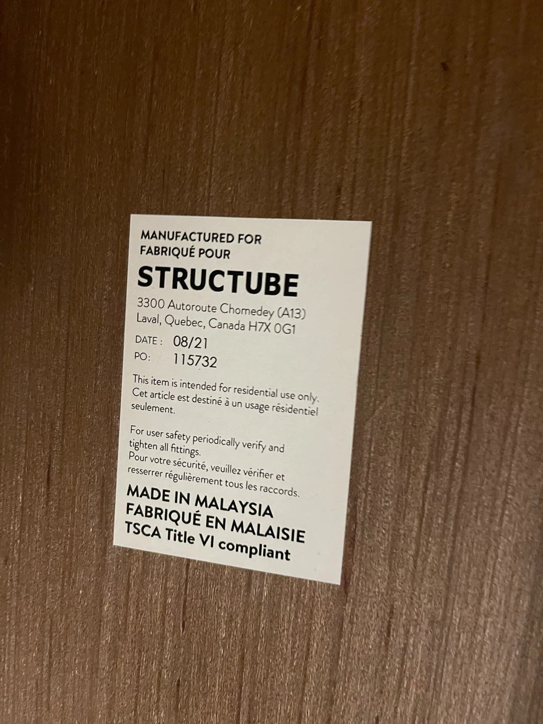 Structube Round Wooden Table - photo 4