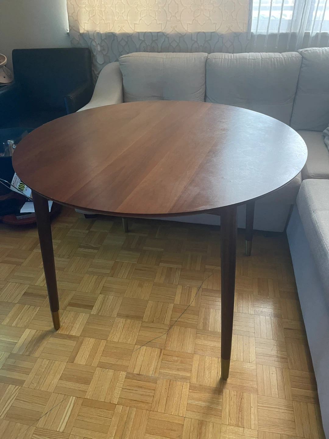 Structube Round Wooden Table - photo 3