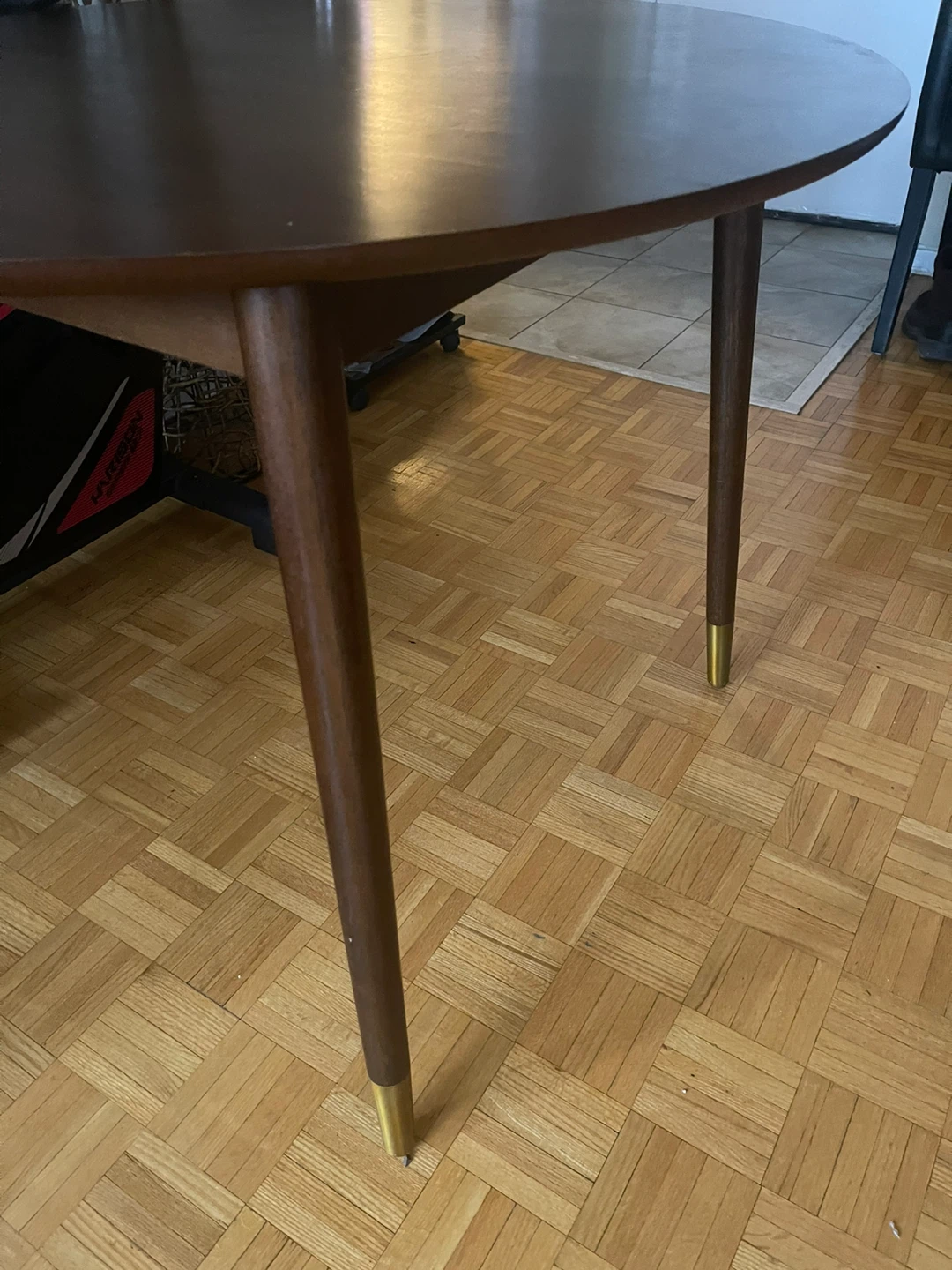 Structube Round Wooden Table - photo 2