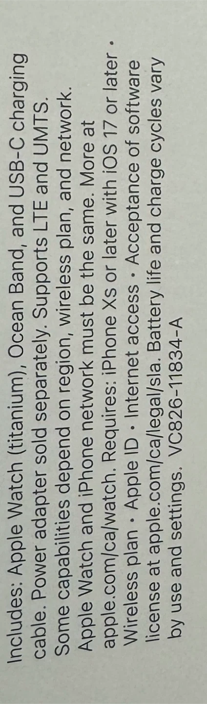 Apple Watch Ultra 2 49mm Titanium Blue Ocean Band - photo 4