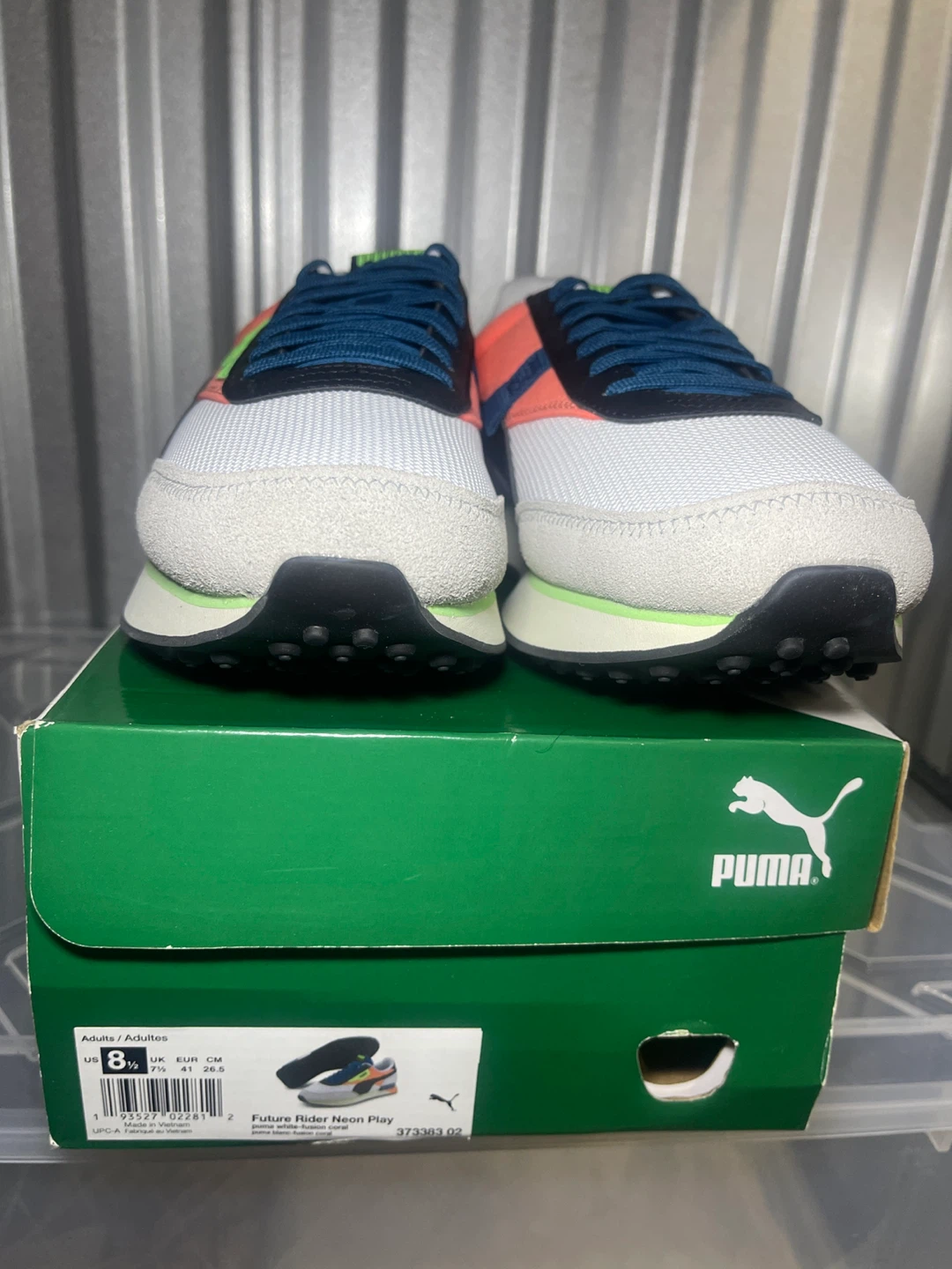 Puma Future Rider Neon Play, Size 8.5 US