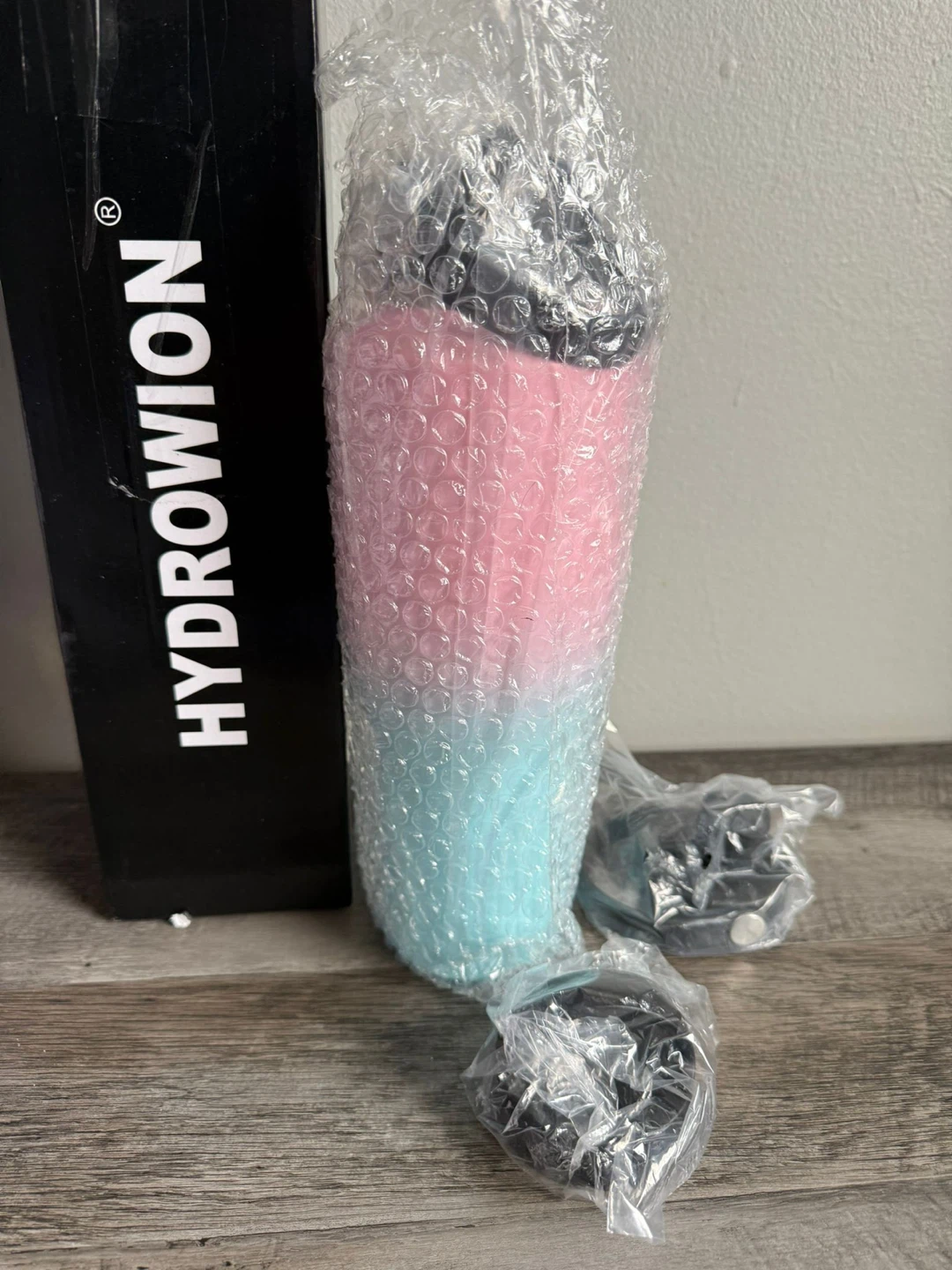 HYDRO WION 40oz Pink-Blue Insulated Water Bottle - NEW - photo 4