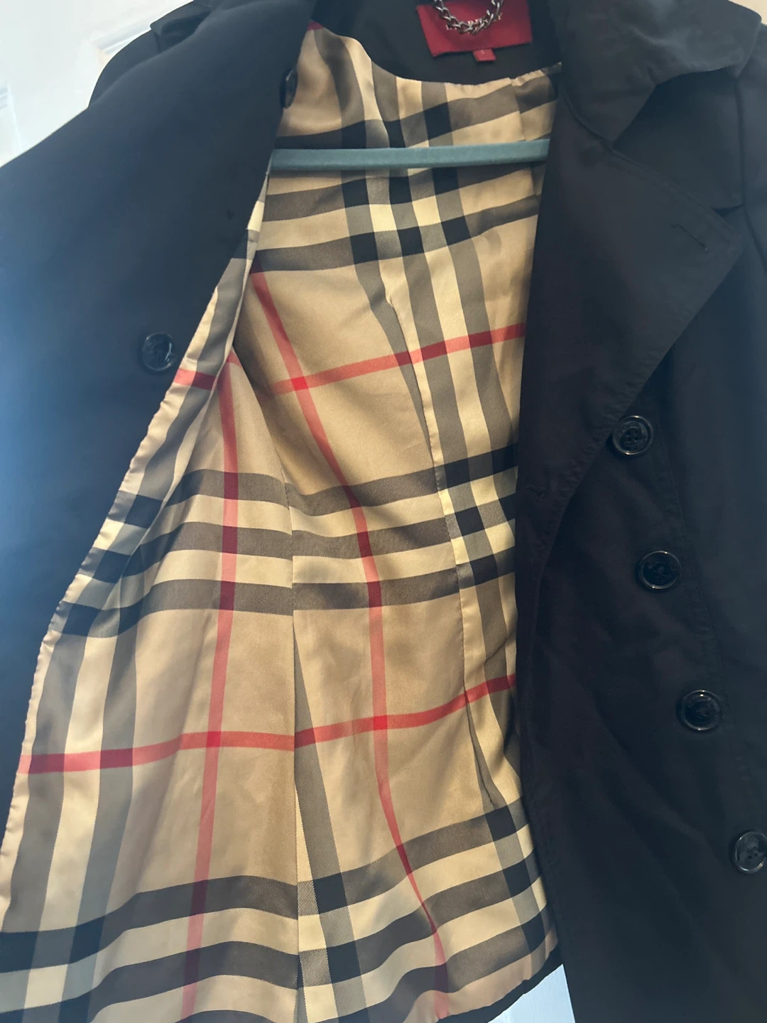 Burberry London Black Trench Coat Size S - photo 3
