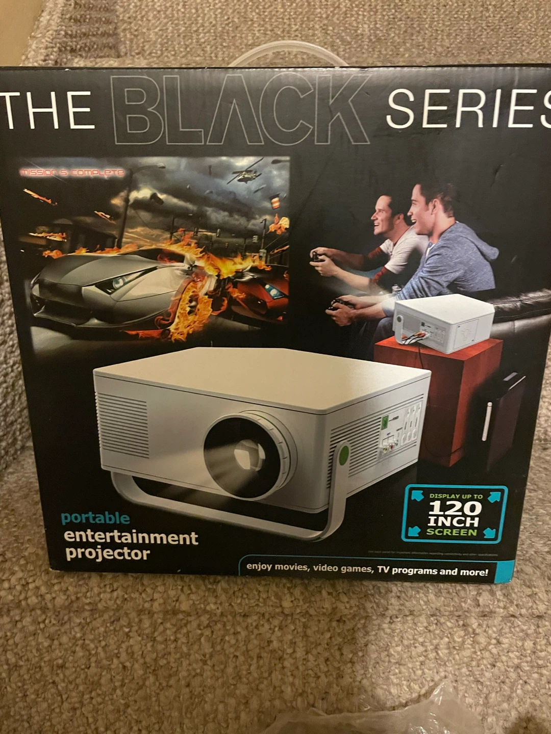 The Black Series Portable Entertainment Projector