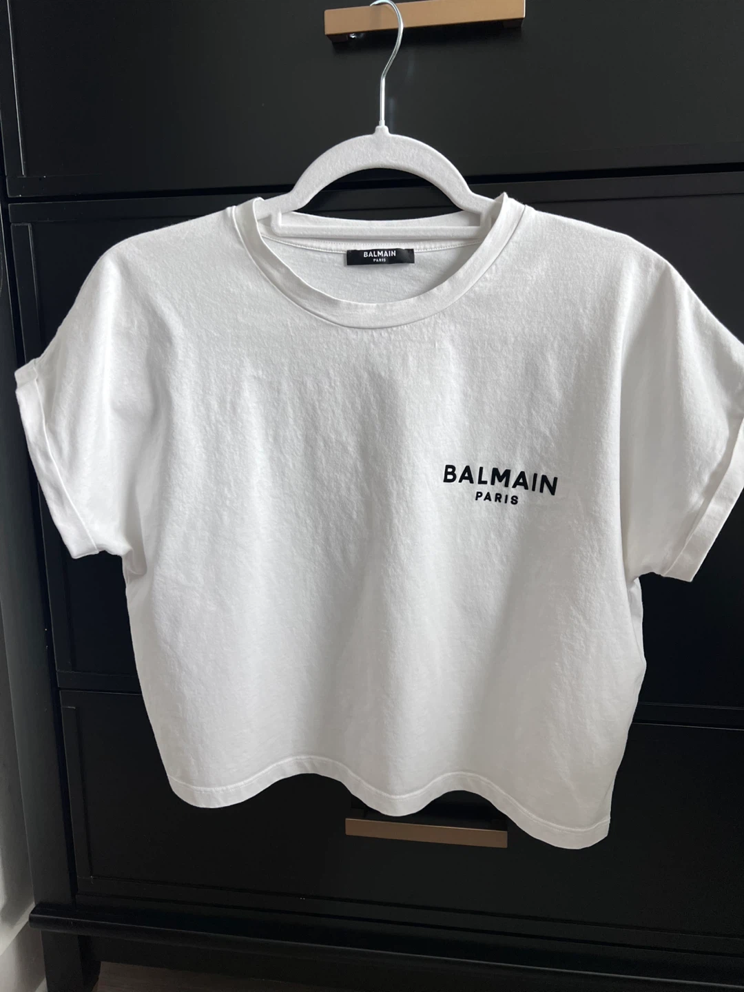 Balmain Paris White T-Shirt - Size S