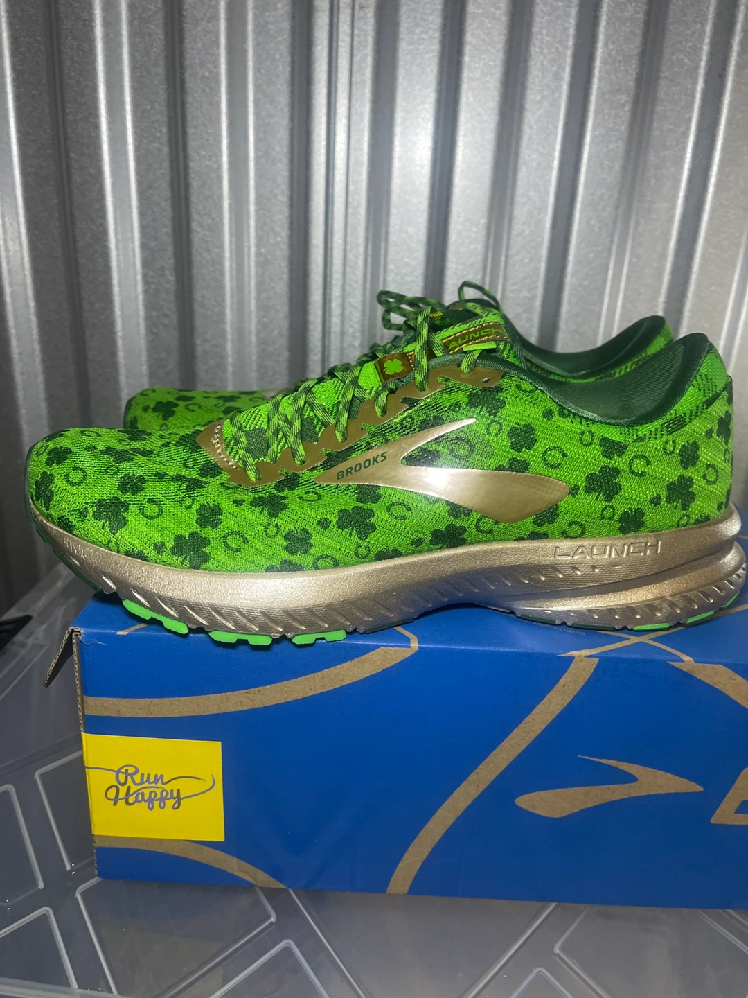 Brooks Launch 6 Run Lucky Green/Gold - Men's 8.5 - photo 2