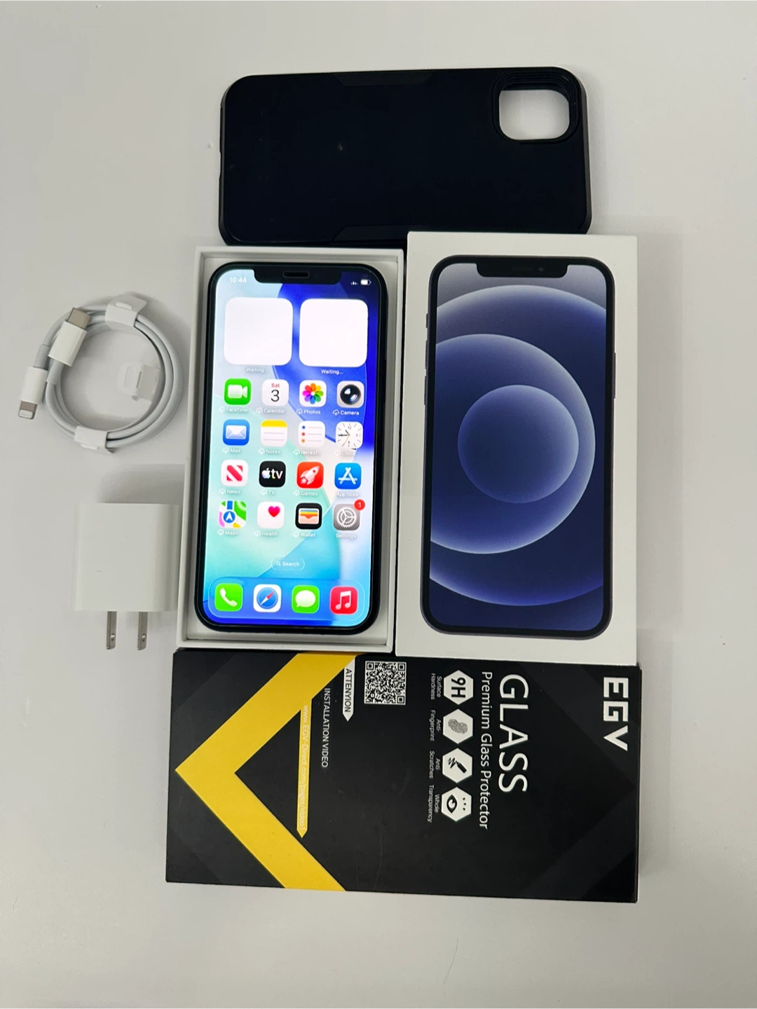 Apple iPhone 12 64GB Black Dual Sim Unlocked 87% Battery - photo 2
