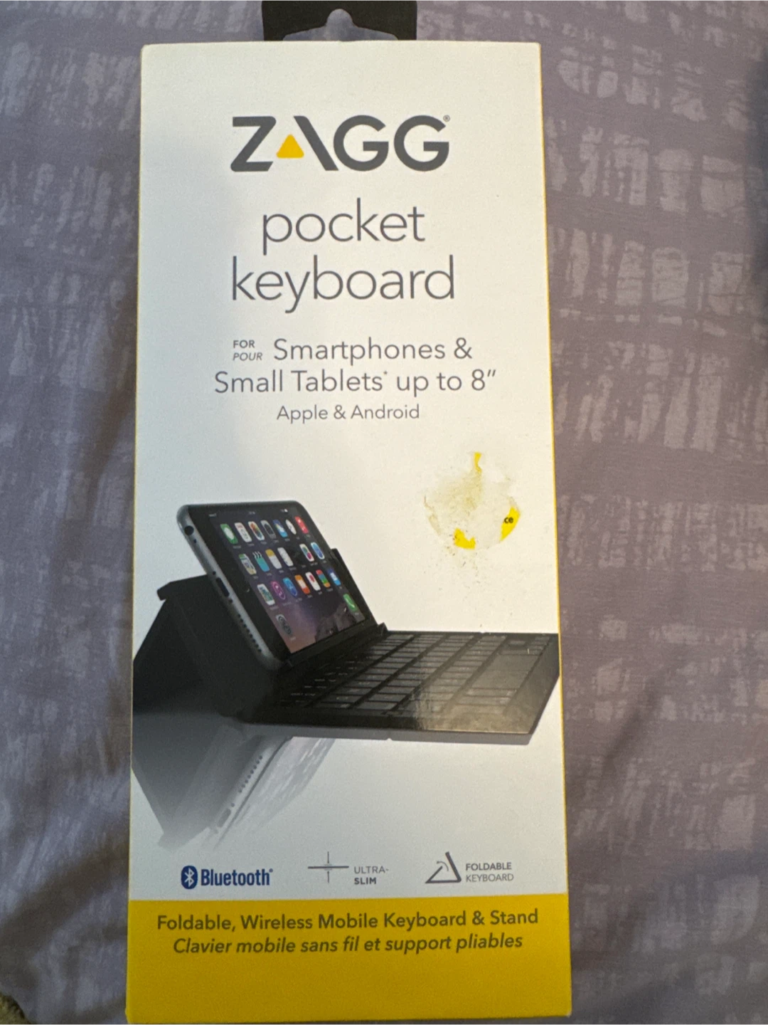 ZAGG Pocket Keyboard for Smartphones & Tablets