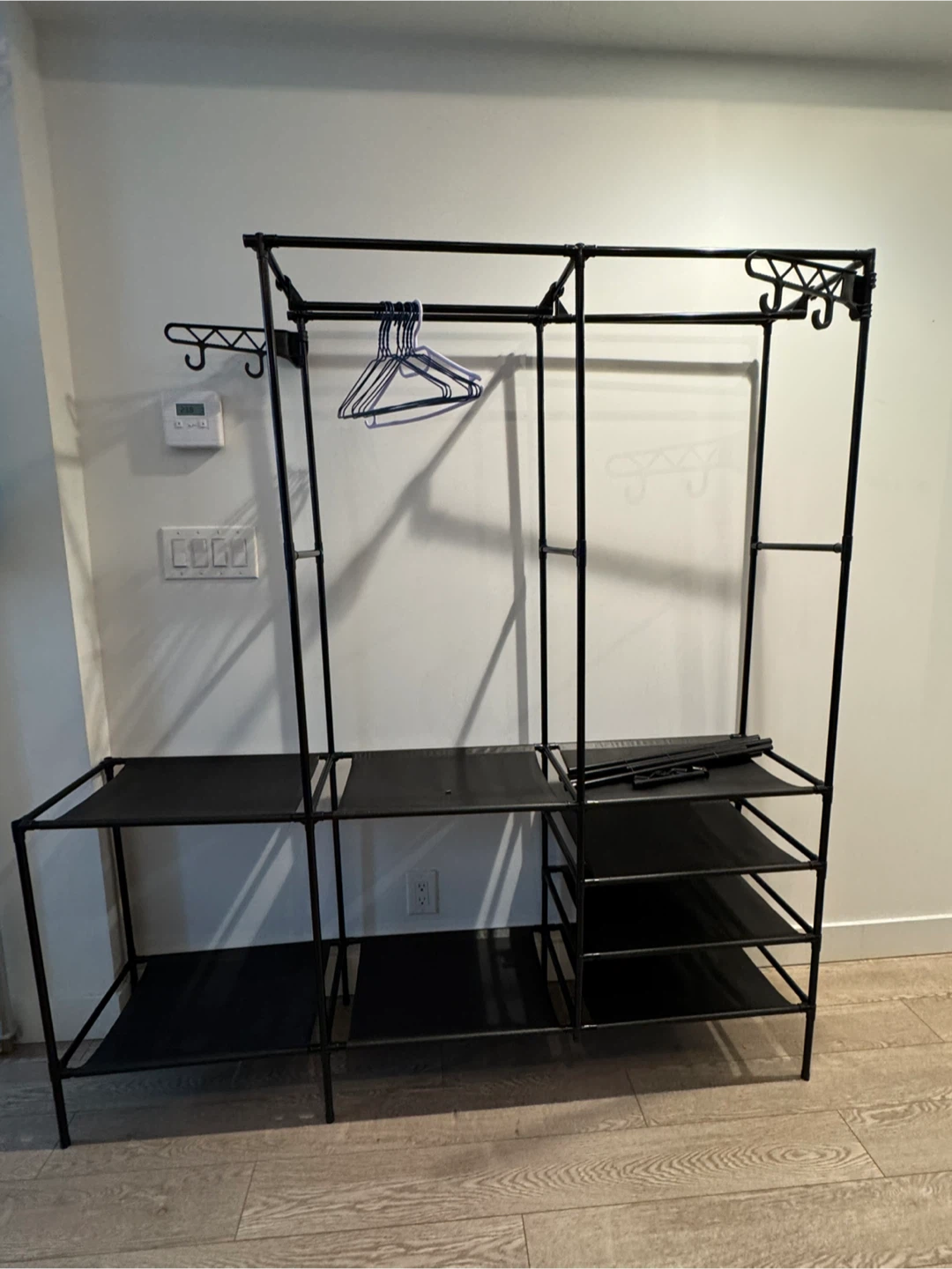 Black Metal Garment Rack