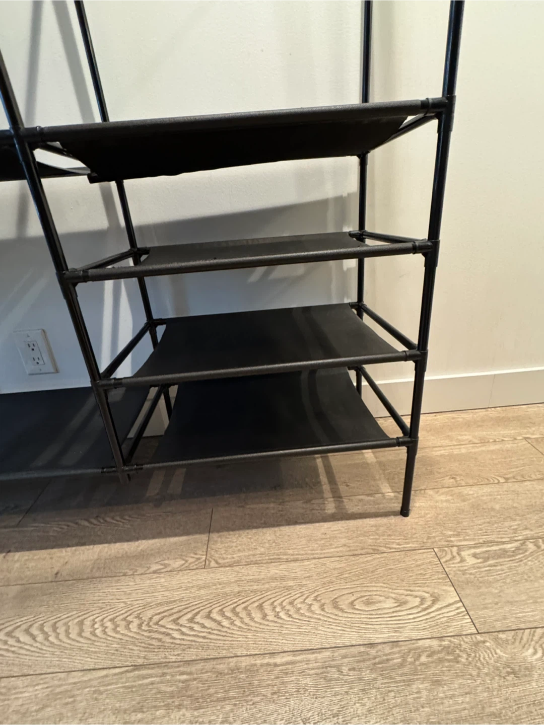 Black Metal Garment Rack - photo 3