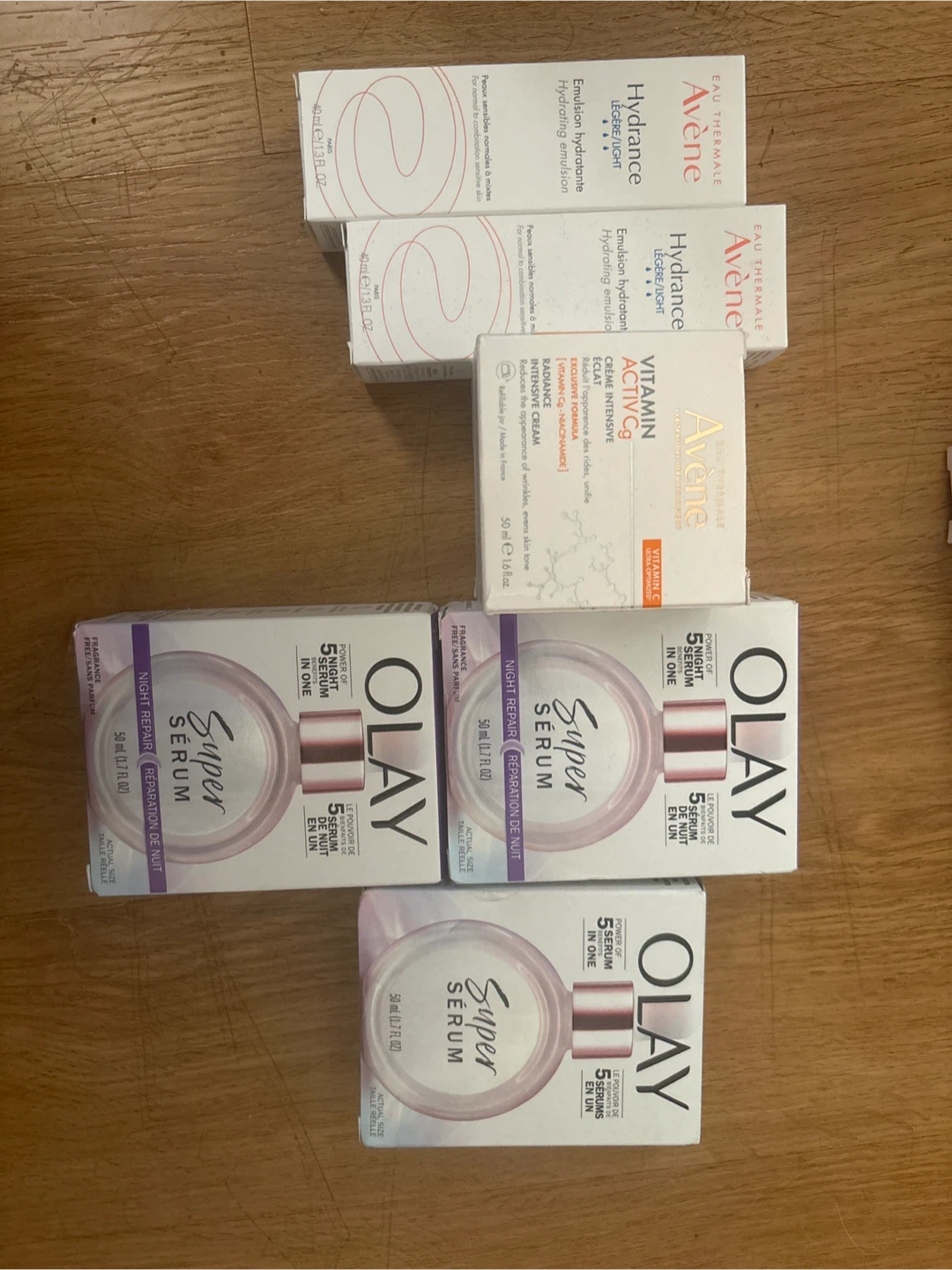 Avène Hydrance & Olay Super Serum Lot