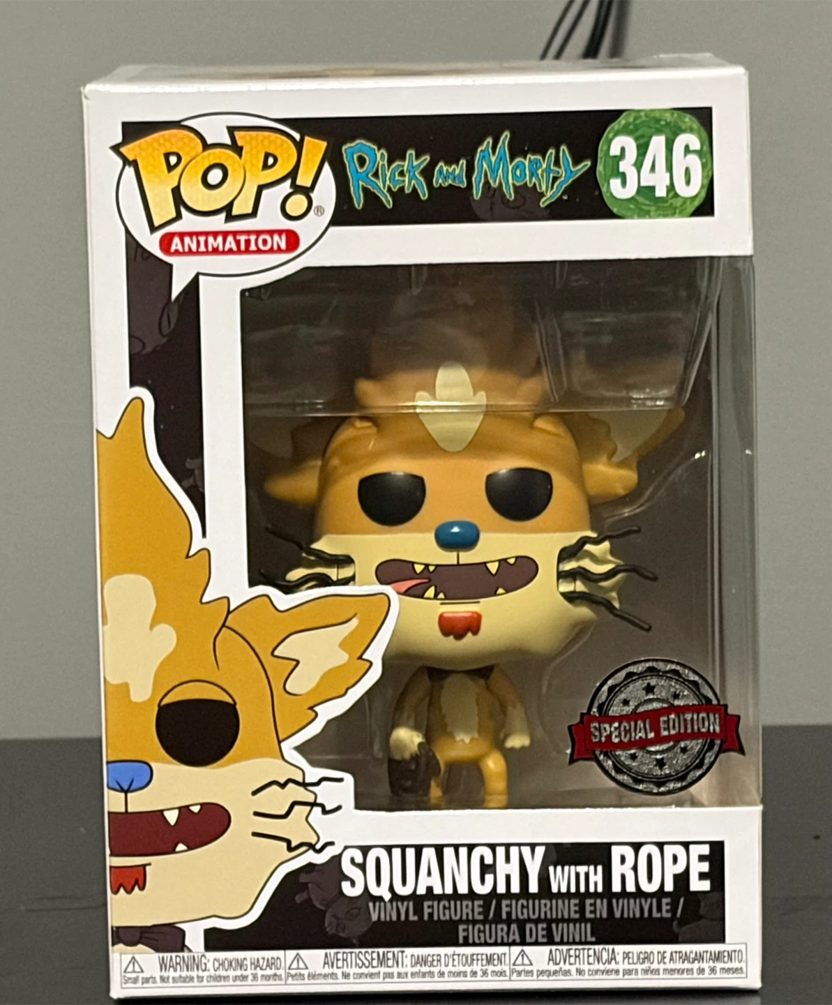 Funko Pop! Rick and Morty Squanchy with Rope #346