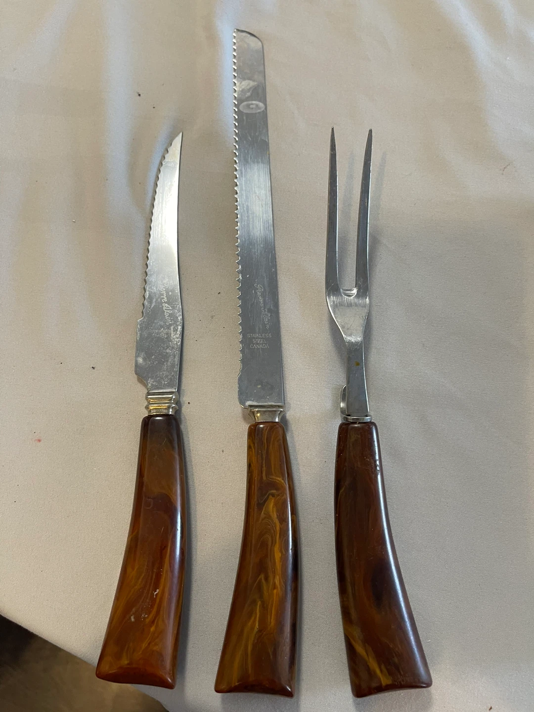 Vintage Pierre Laire Carving Set