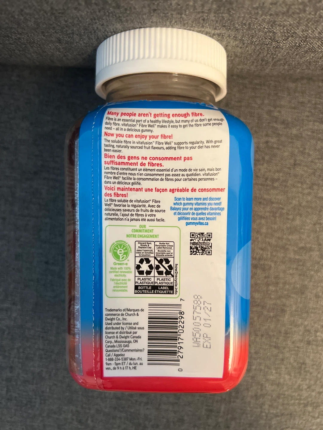Vitafusion Fibre Well Gummies, Mixed Fruit - photo 3