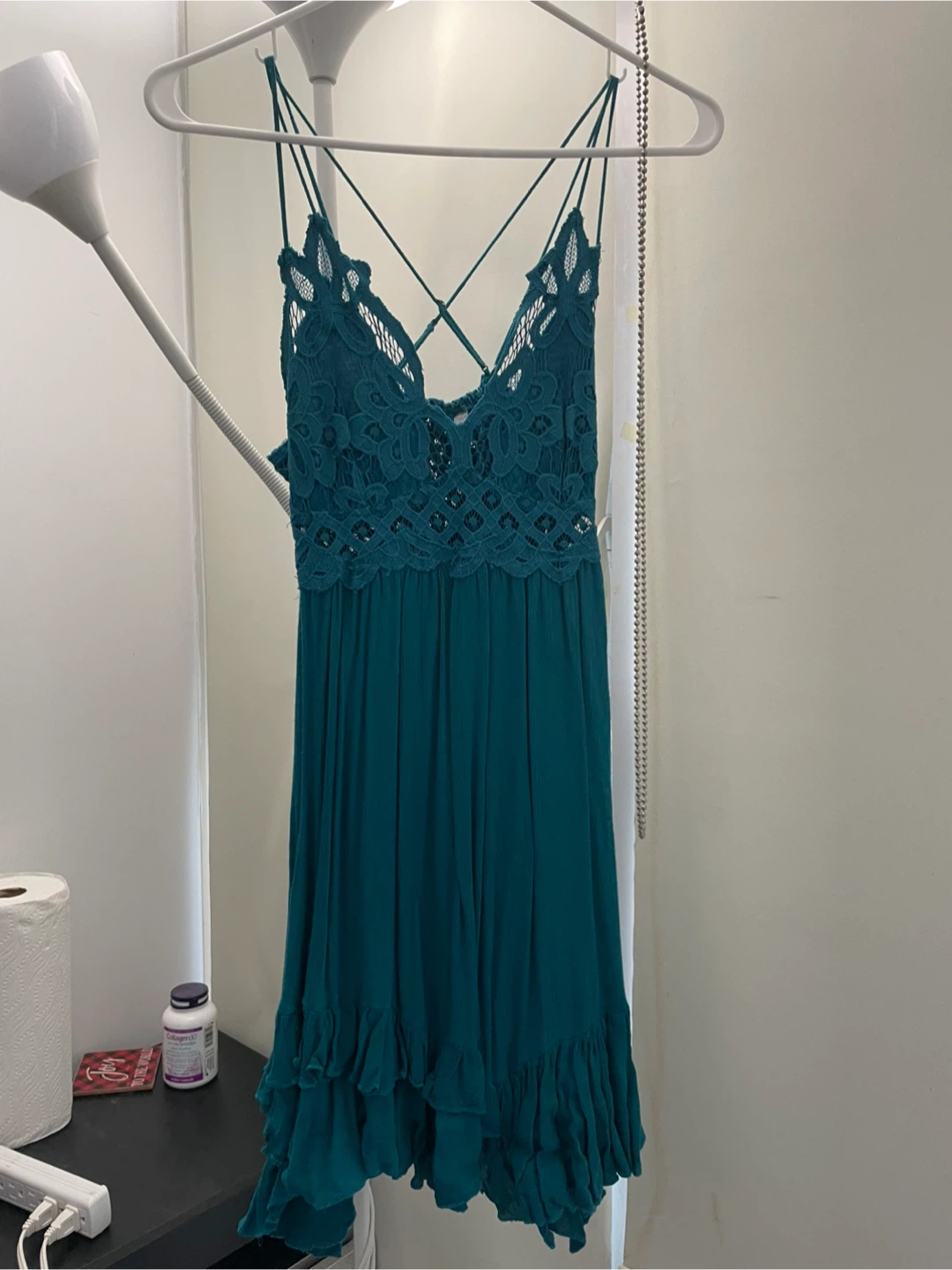 Party dress - teal colored - photo 3
