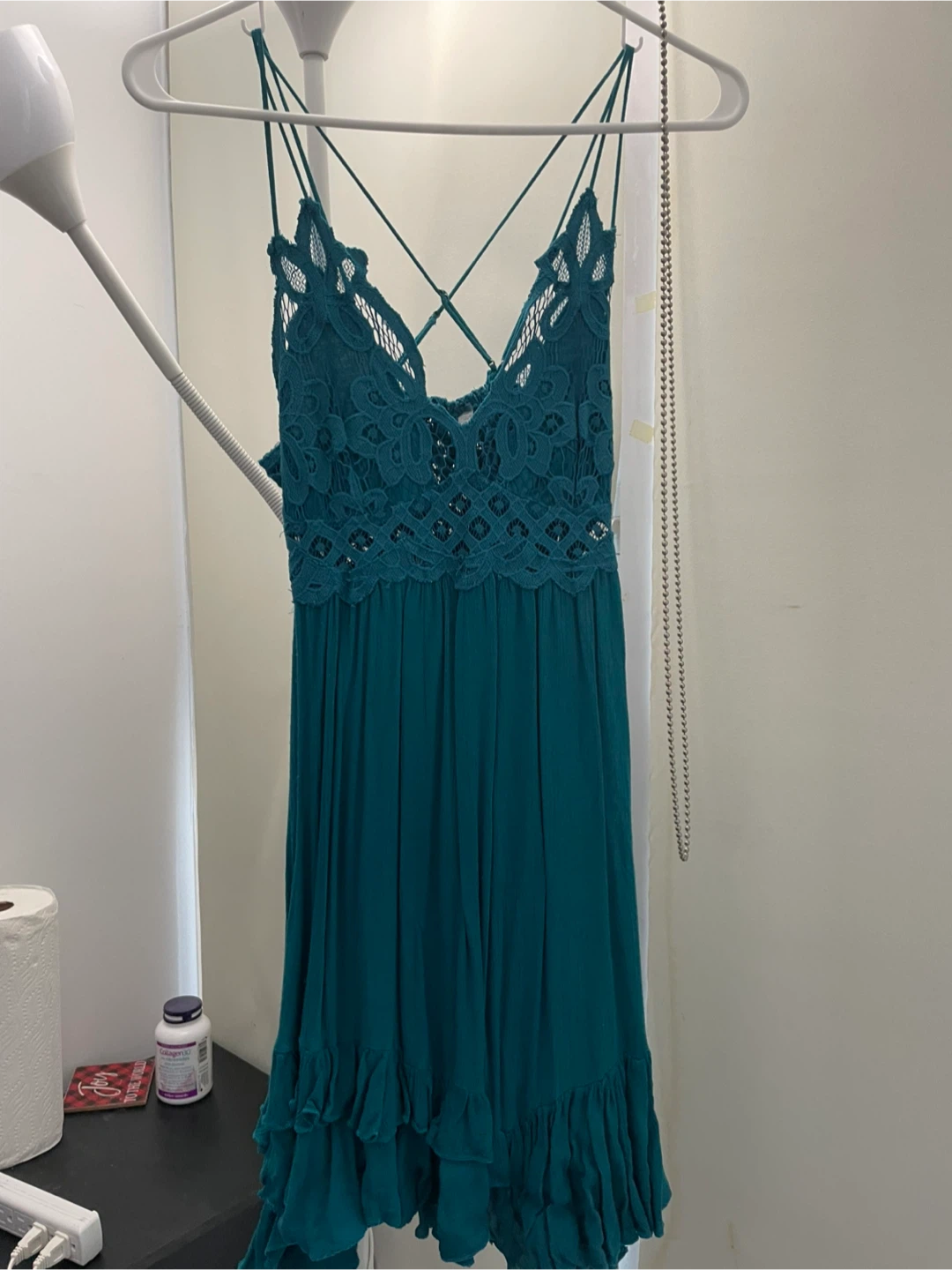 Party dress - teal colored - photo 4