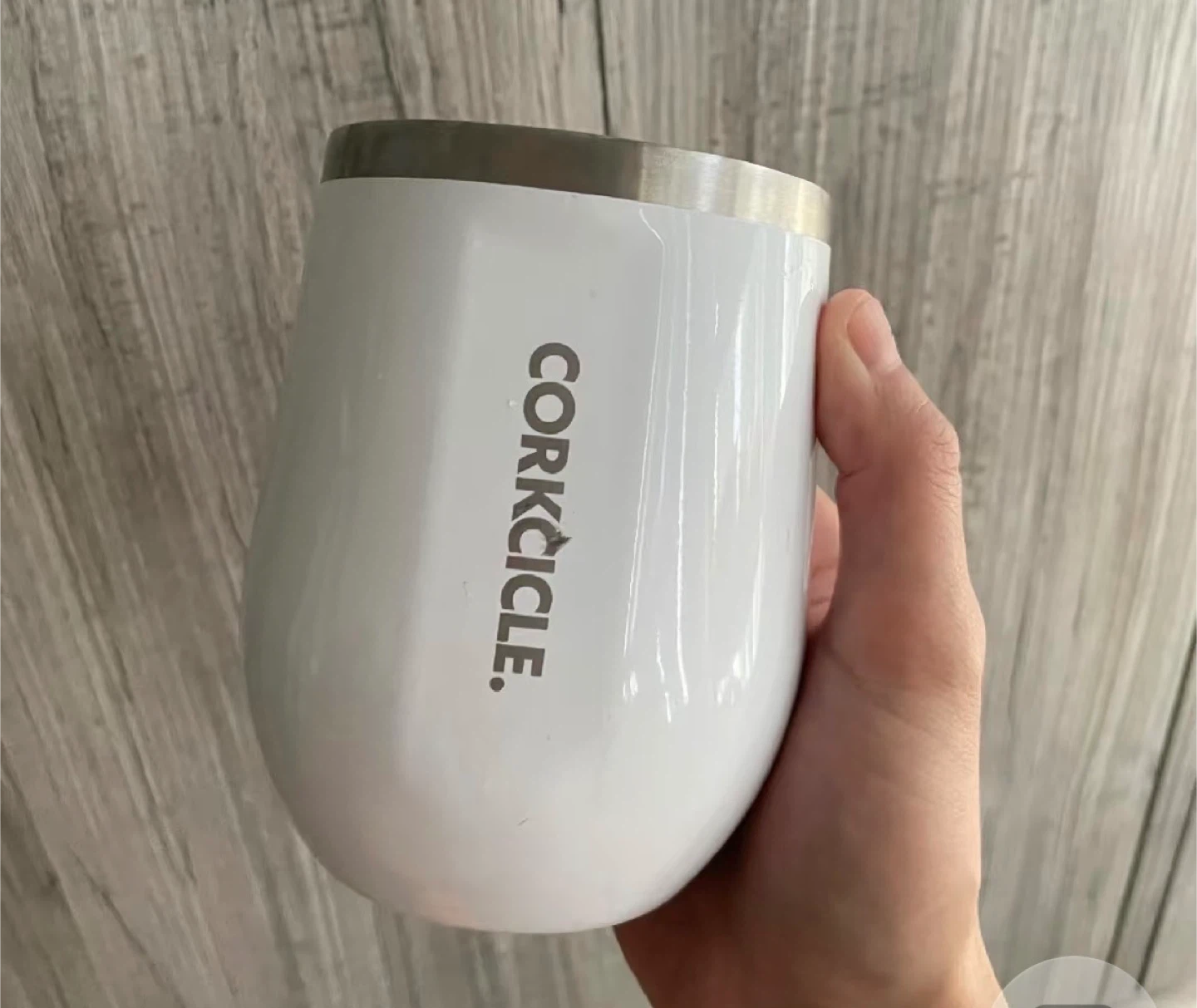 Corkcicle White Tumbler