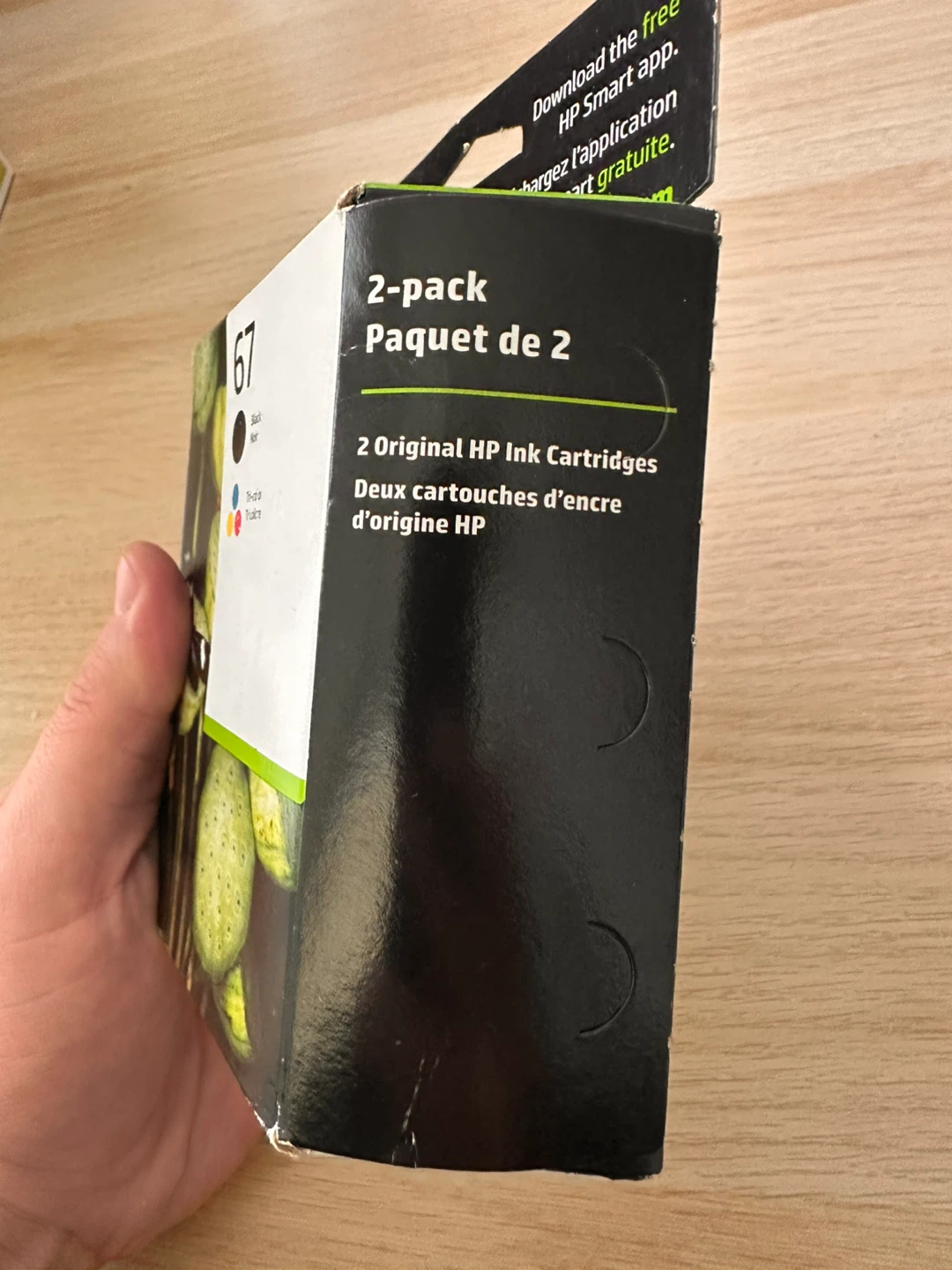 HP 67 Black Ink Cartridge - 2 Pack - New - photo 4