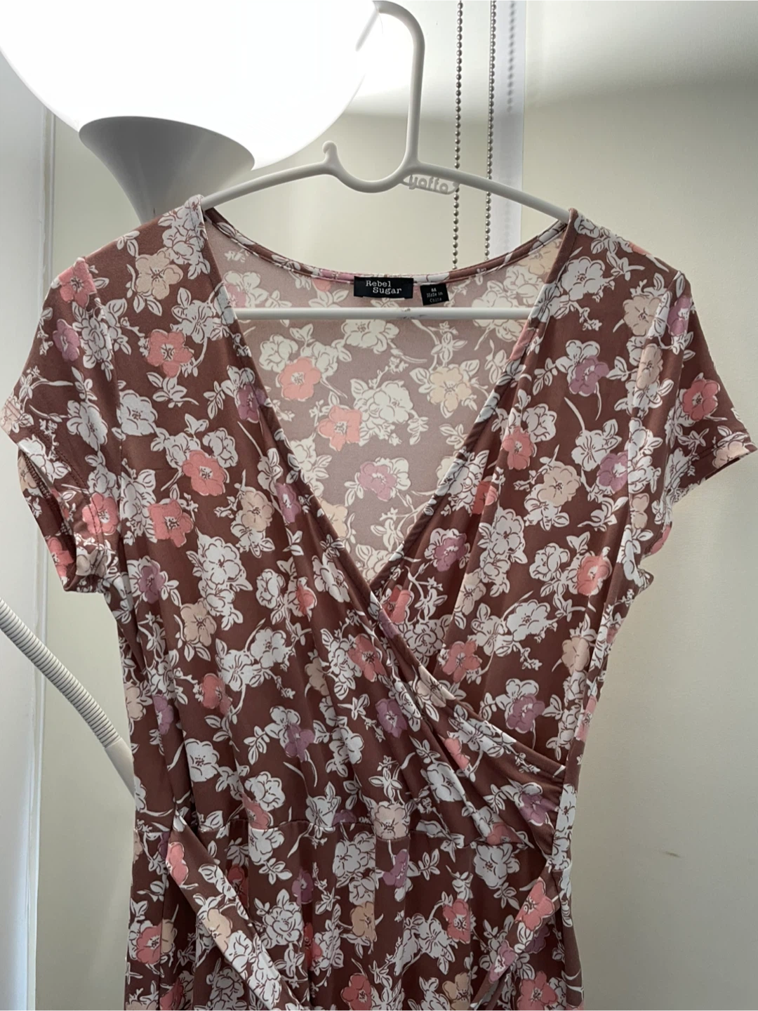 Floral Wrap Dress - Size M - photo 2