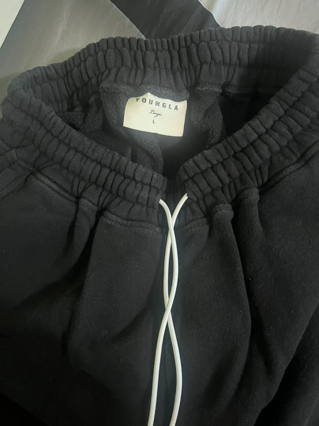 YoungLA Black Sweatpants - Size Large - photo 3