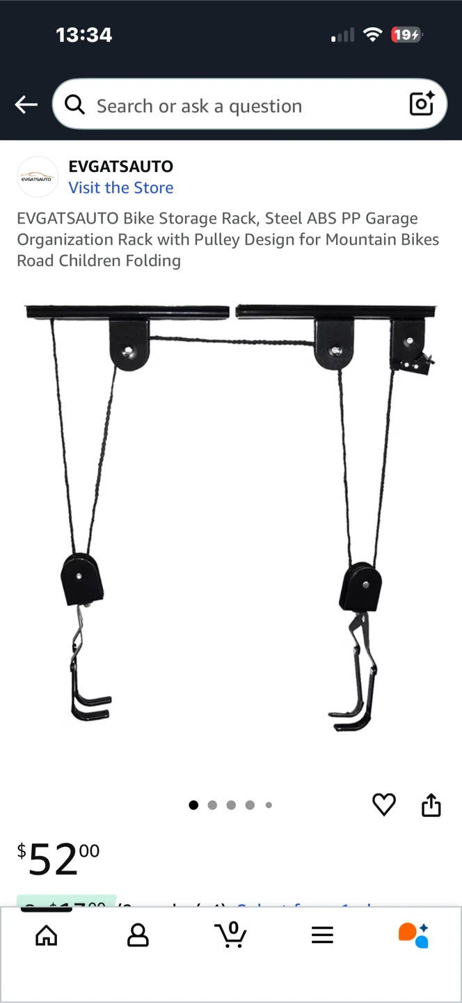 EVGATSAUTO Bike Storage Rack - photo 3