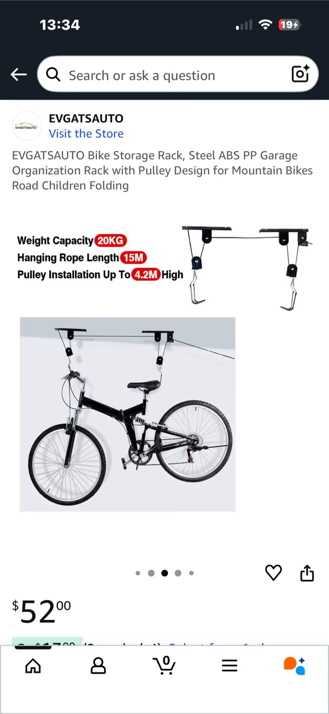 EVGATSAUTO Bike Storage Rack - photo 2