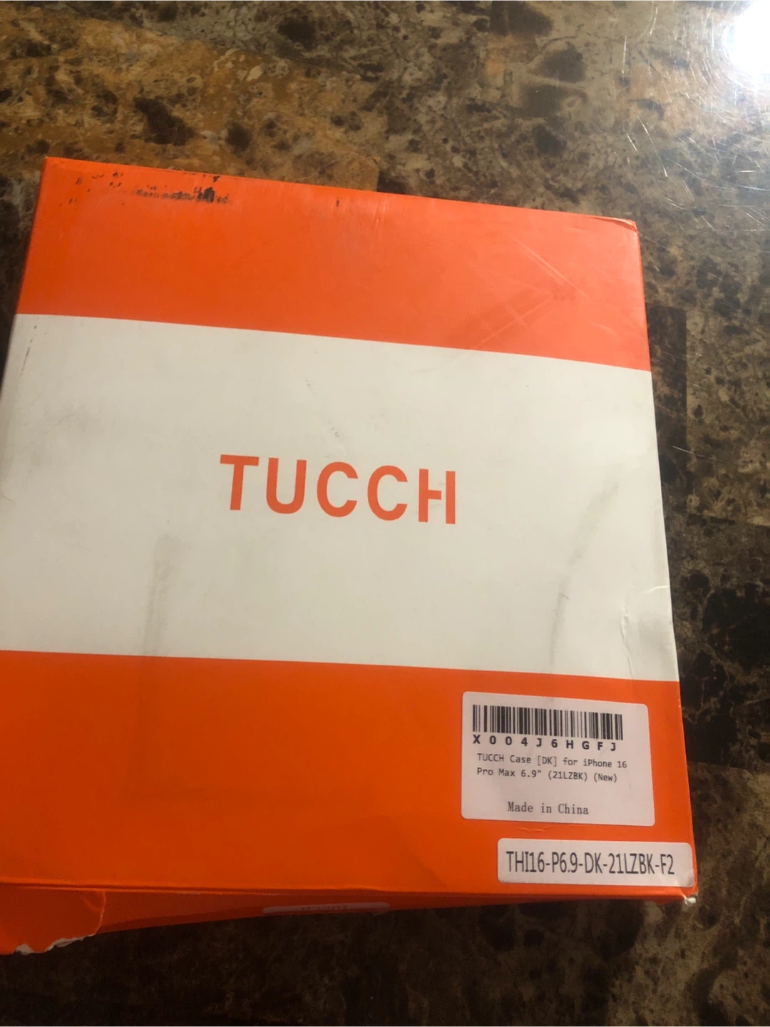 New TUCCH iPhone 16 Pro Max 6.9" Black Case