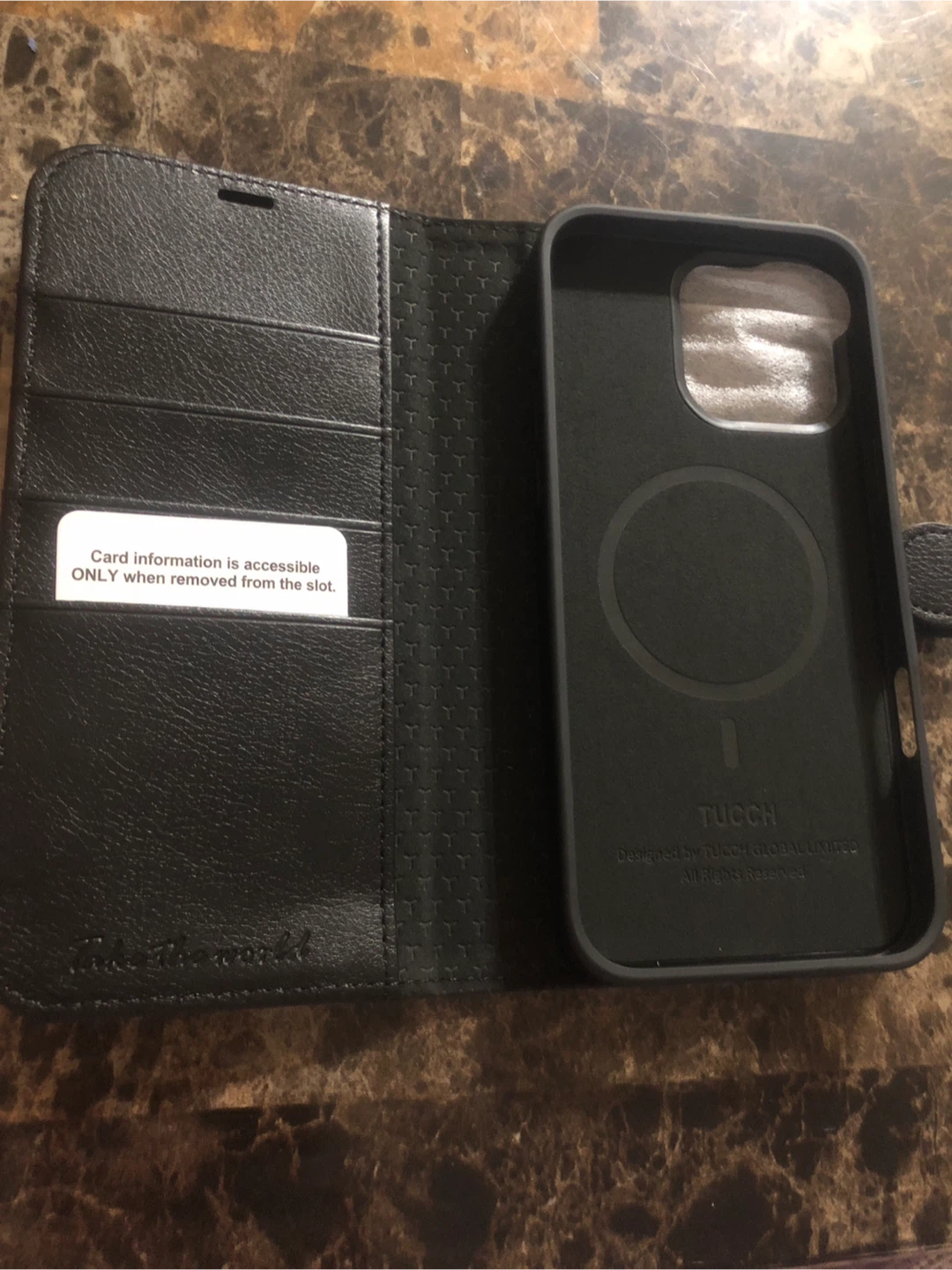 New TUCCH iPhone 16 Pro Max 6.9" Black Case - photo 3