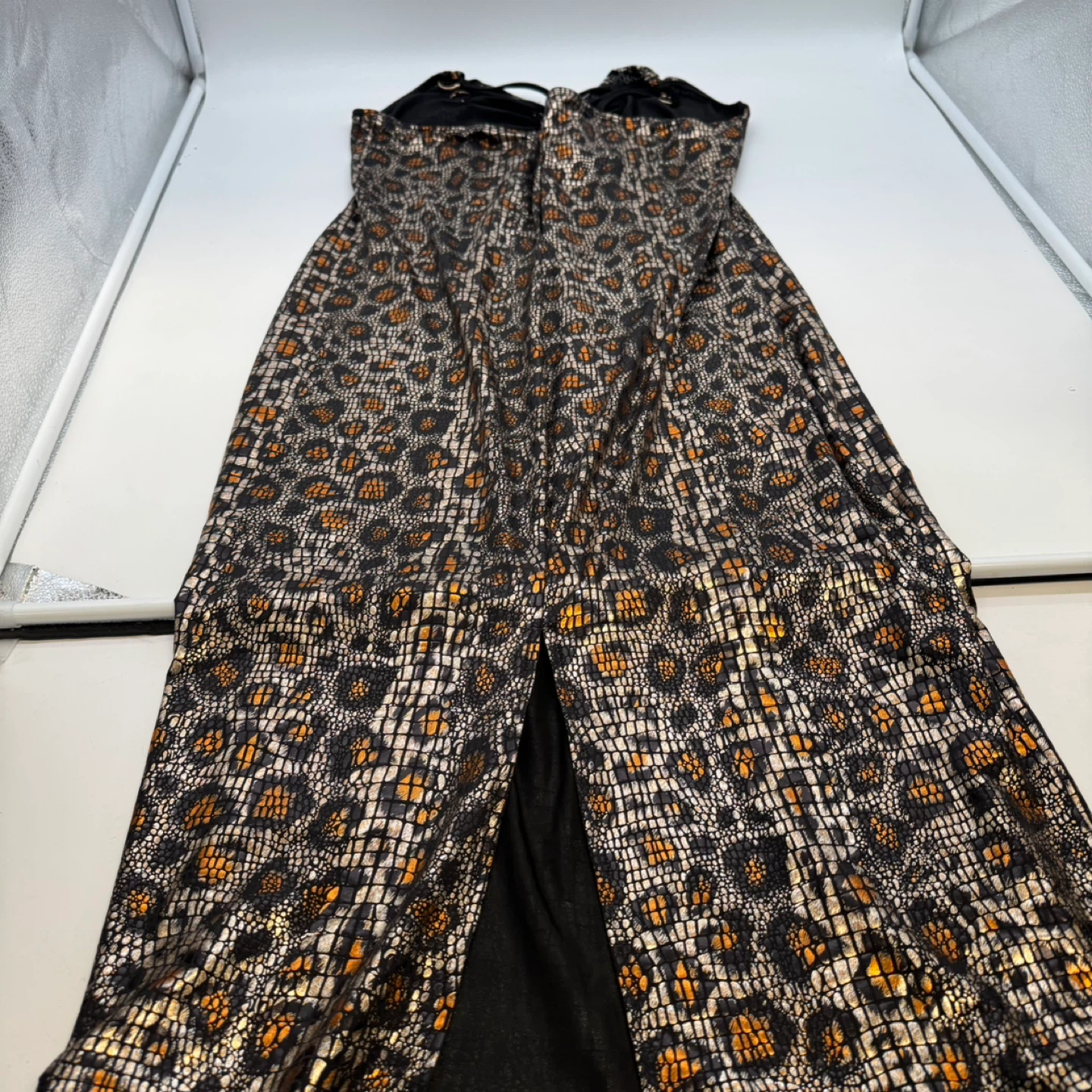 SHEIN Curve Women Halter Maxi Dress Leopard Print 2XL NWT - photo 5