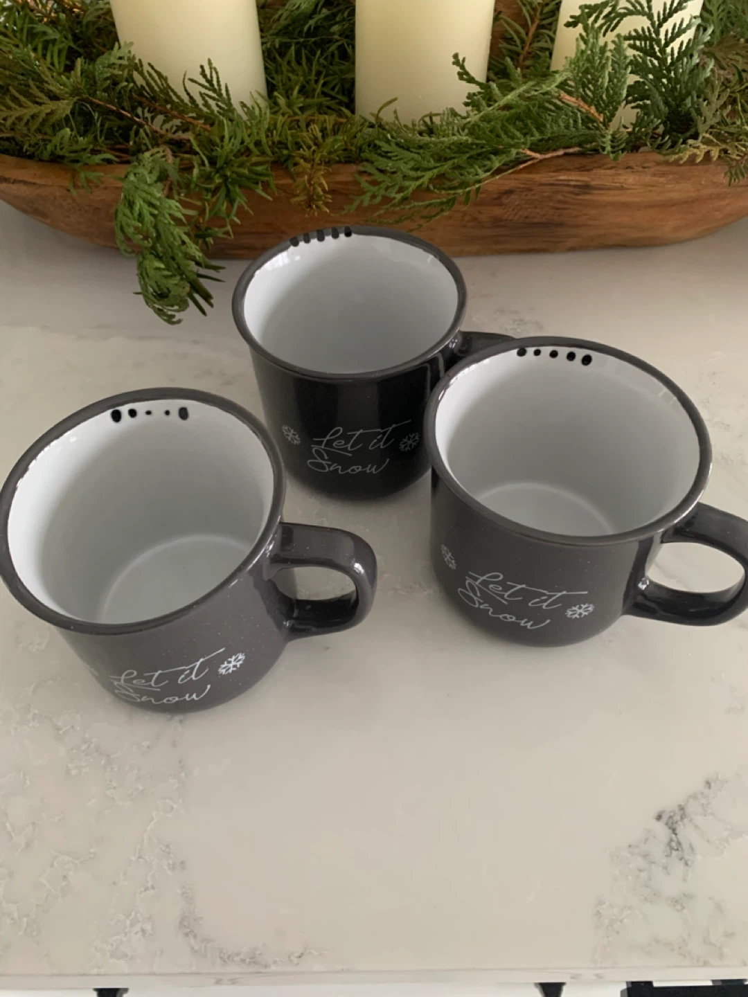 "Let it Snow" Camp Mug Set