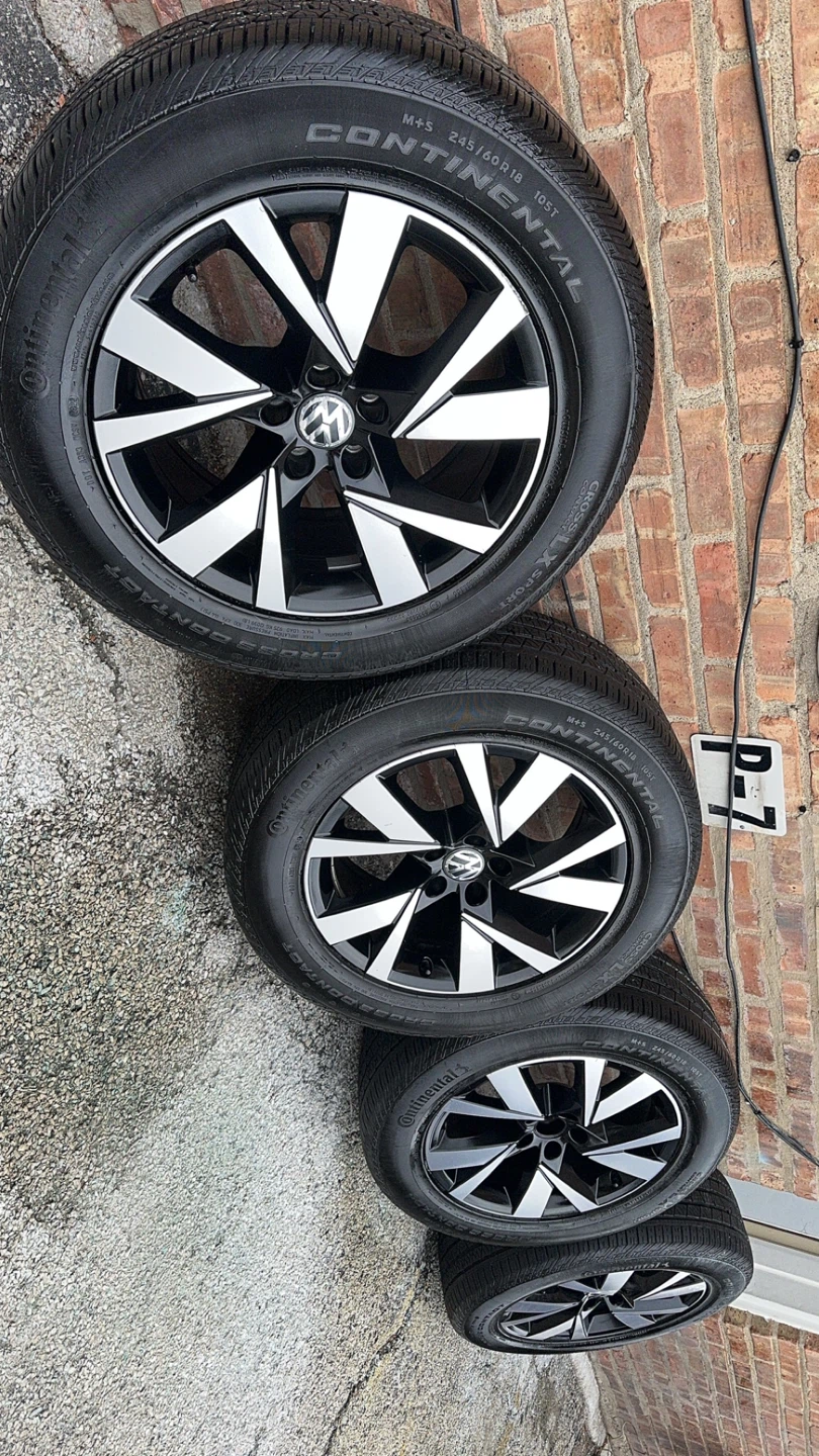 VW Atlas Cross Sport Wheels & Continental Tires - Set of 4 - photo 4