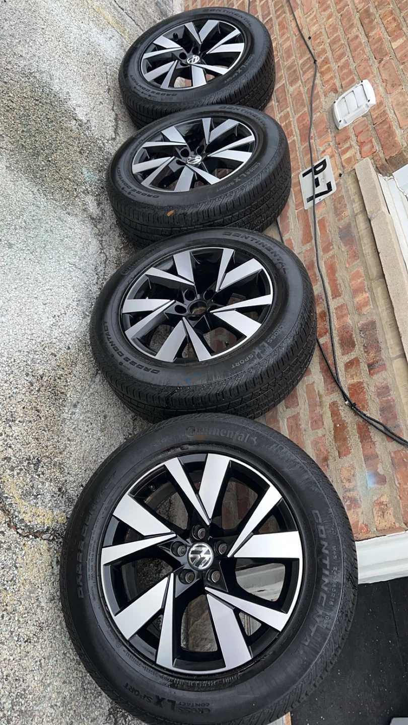 VW Atlas Cross Sport Wheels & Continental Tires - Set of 4 - photo 3