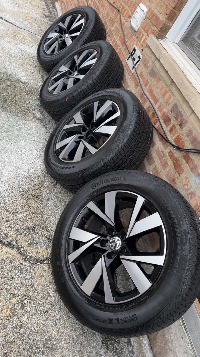 VW Atlas Cross Sport Wheels & Continental Tires - Set of 4 - photo 2