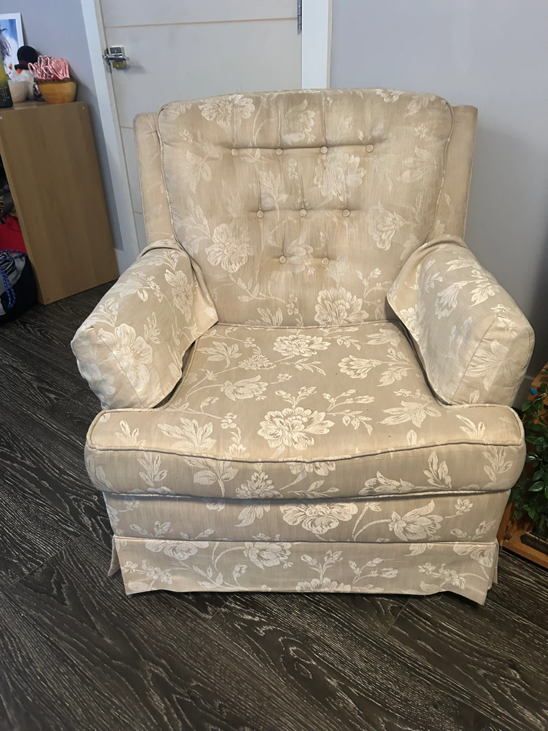 Floral Patterned Armchair