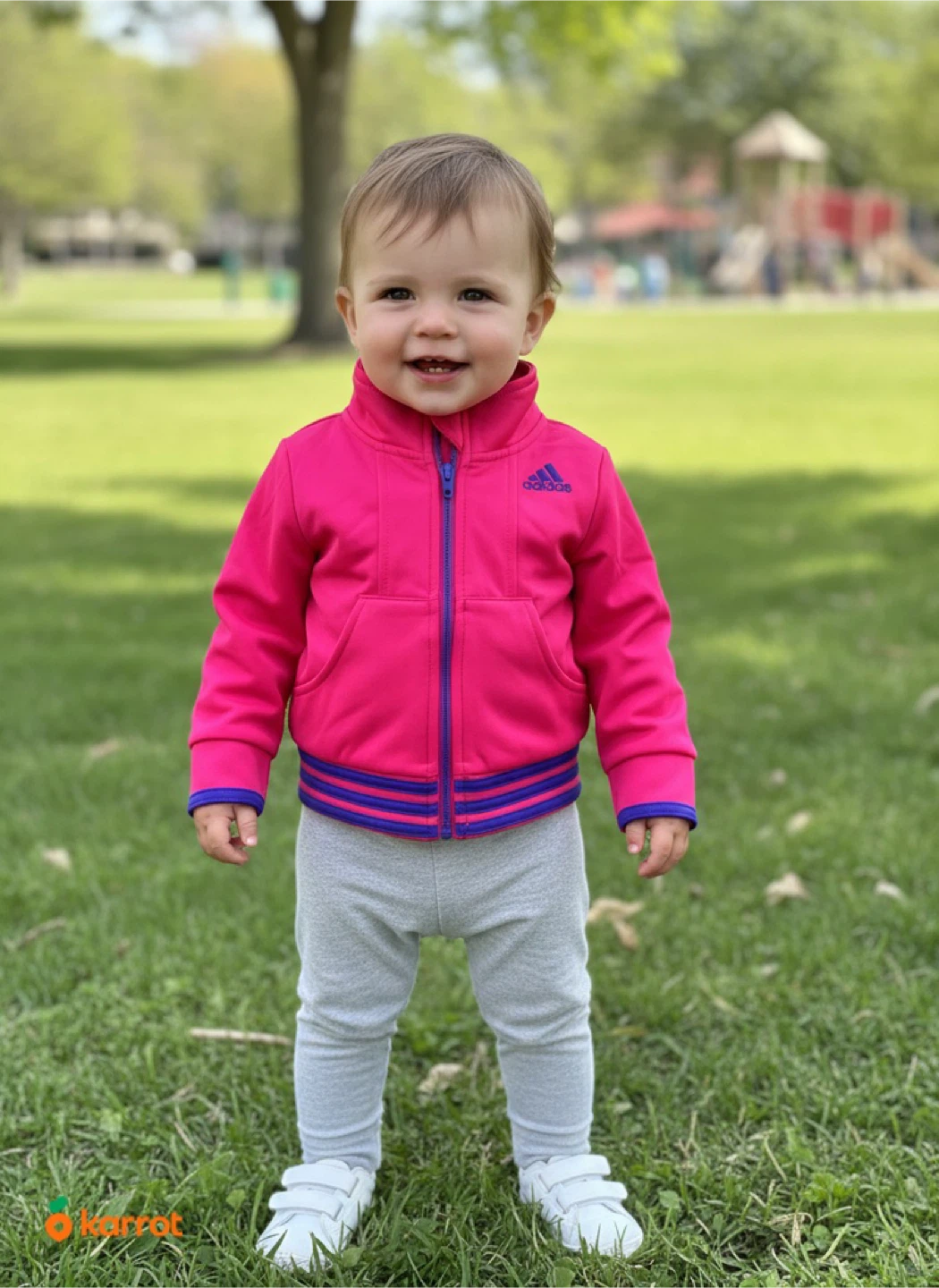 Adidas Tracksuit Jacket - 18 Months