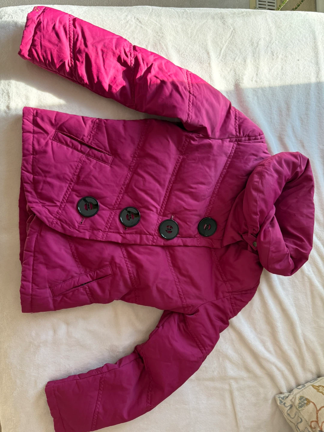 Soia & Kyo Pink Puffer Jacket - Size M