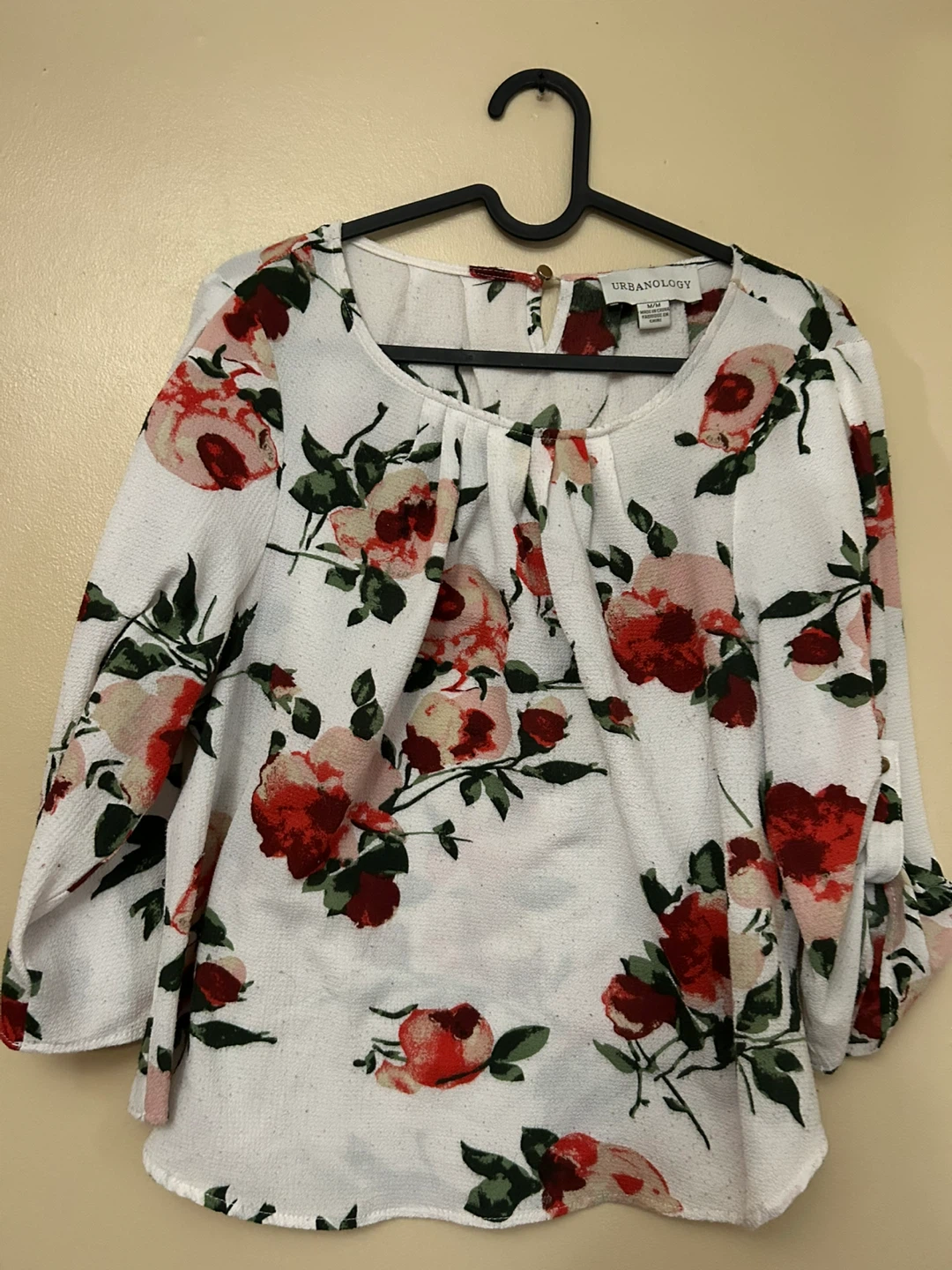 Urbanology Floral Blouse Size Medium
