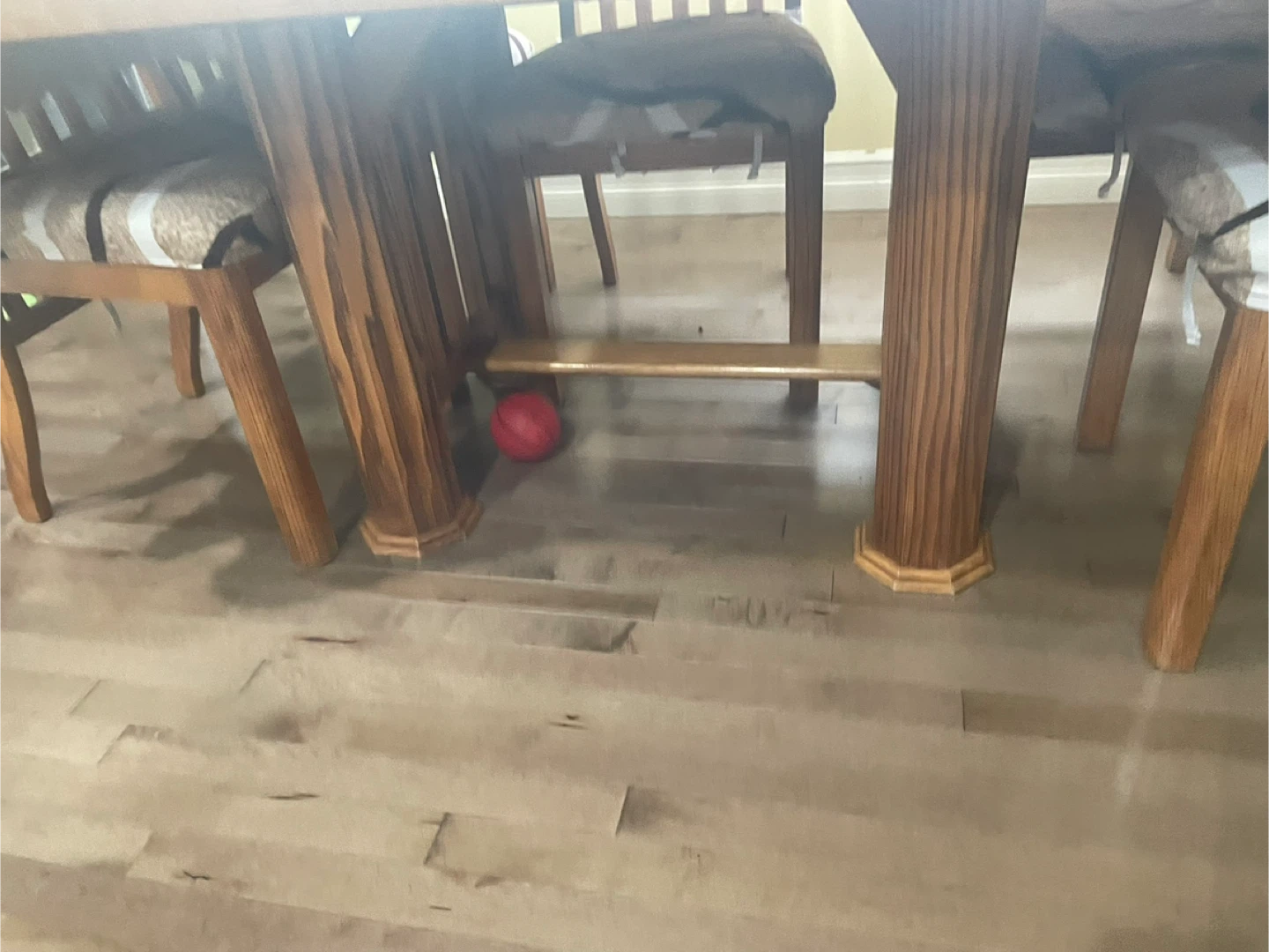Wooden Dining Table Set with 6 Chairs - photo 4