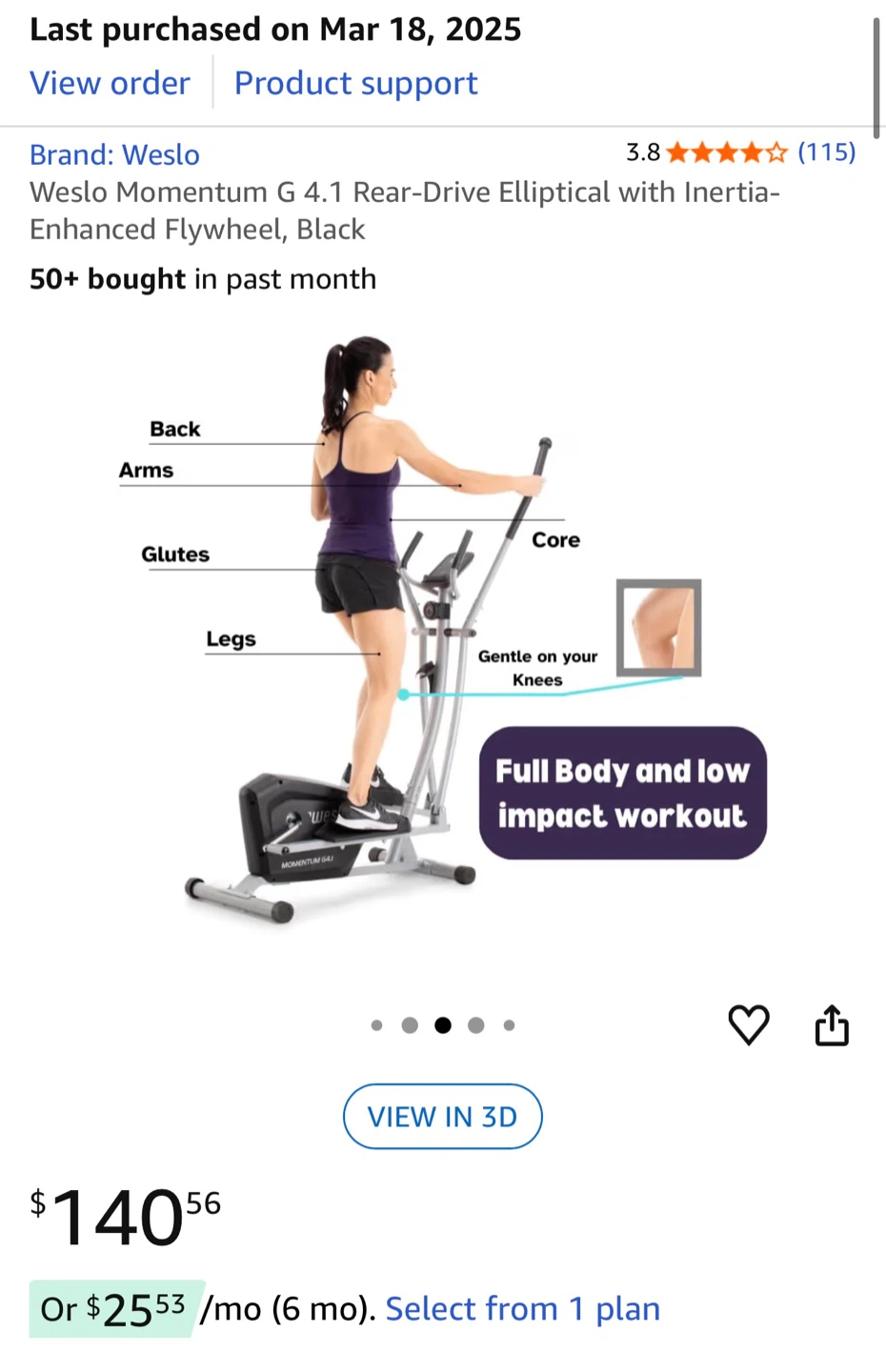 Weslo Momentum G 4.1 Elliptical - Full Body Workout - photo 3