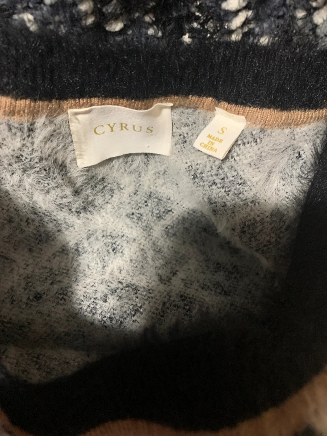 Cyrus Patterned Sweater - Size S - photo 4