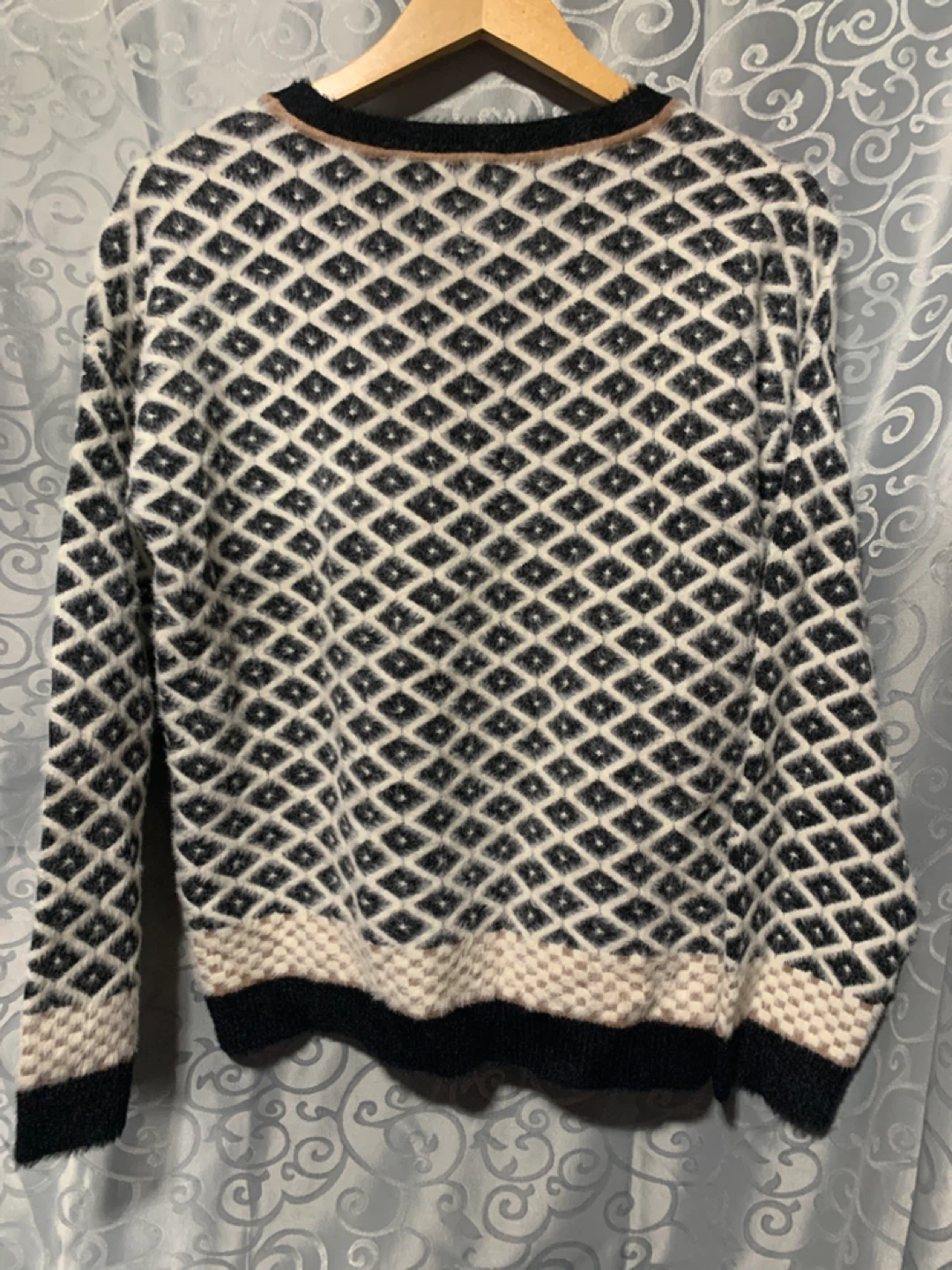 Cyrus Patterned Sweater - Size S - photo 3