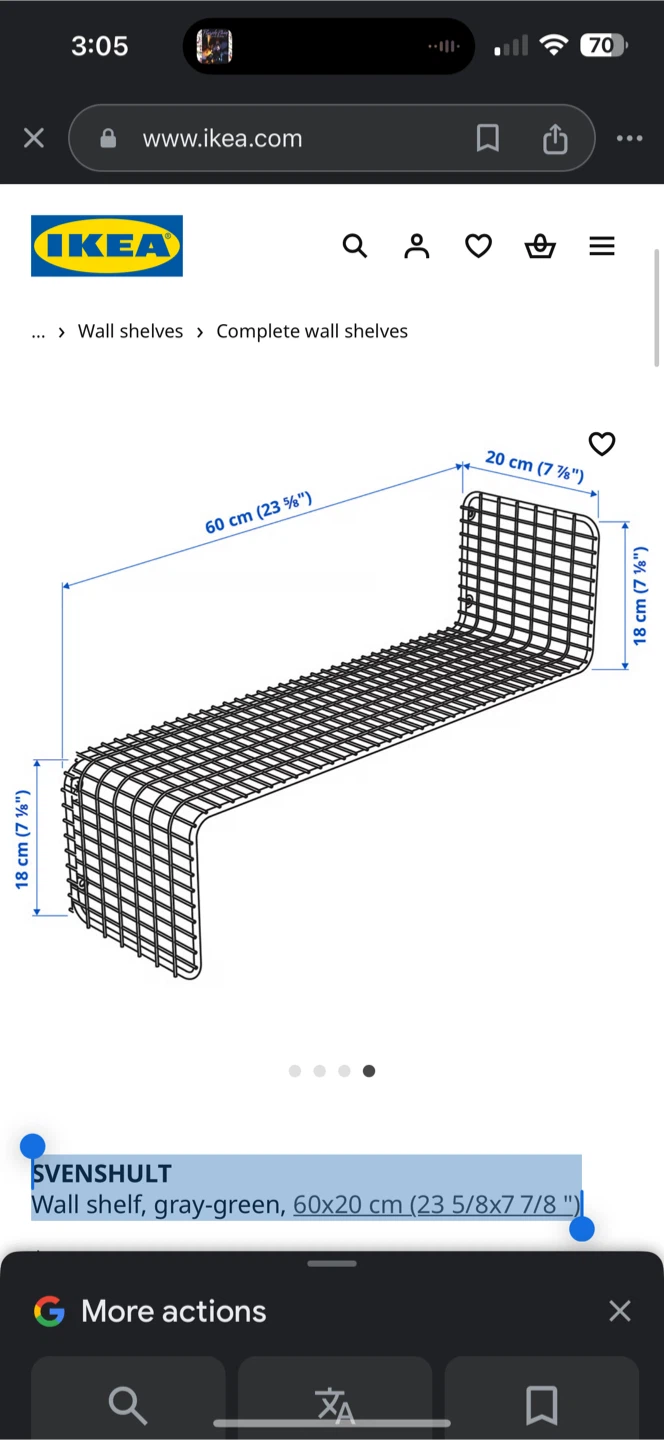 IKEA SVENSHULT Wall Shelf, - photo 2
