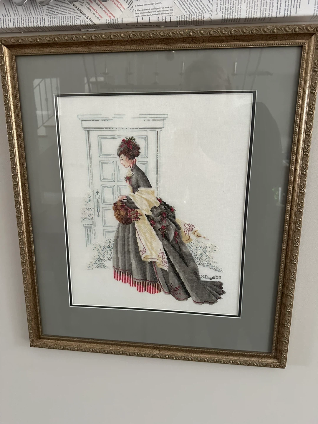 Framed Cross Stitch Art - 20 x 20 inches - photo 4