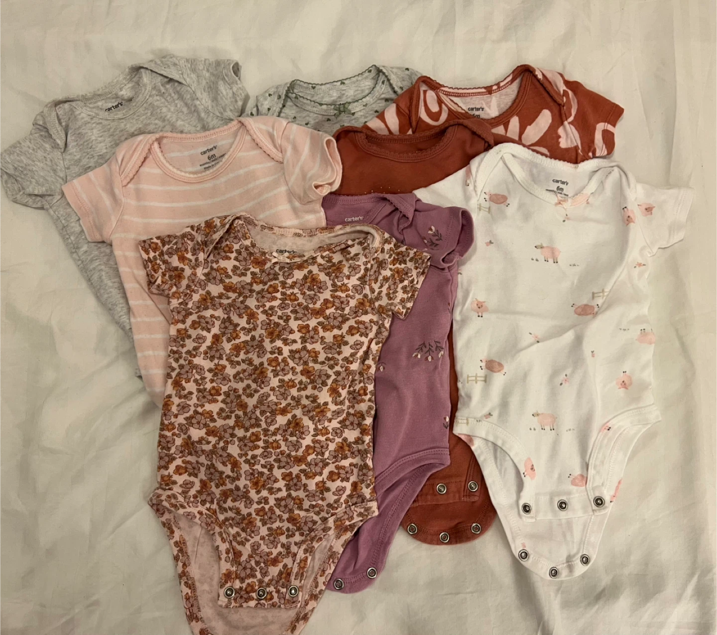 Carter's Baby Bodysuits - Size 6M