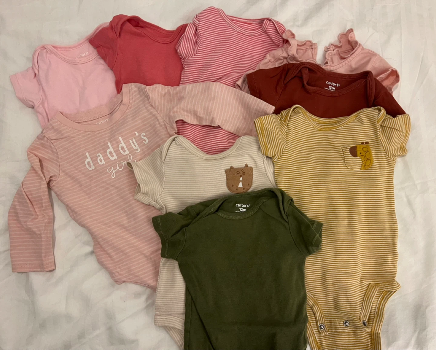 Carter's 9M and 12M Baby Bodysuits