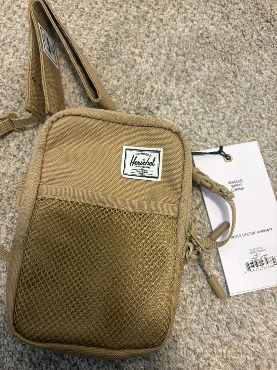 Herschel Sinclair S Kelp Crossbody Bag - New!