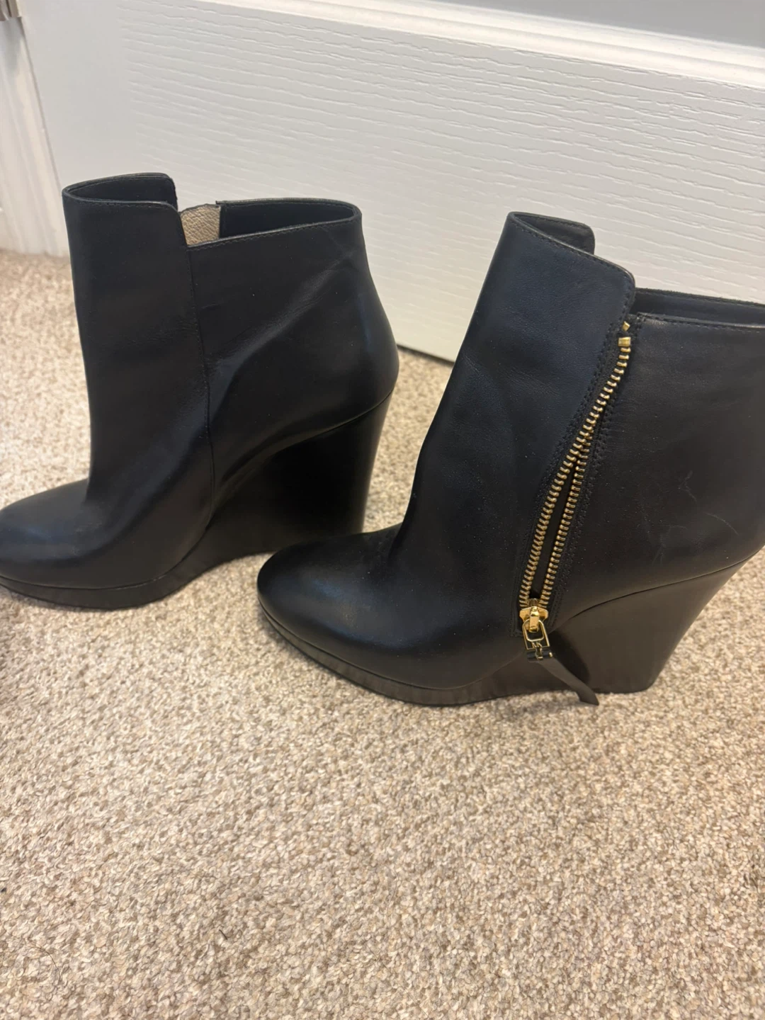 Michael Michael Kors Black Wedge Booties - photo 3