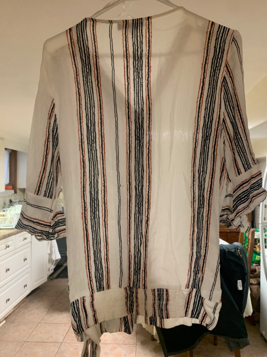 Lily Morgan Striped Blouse - Size M - photo 2
